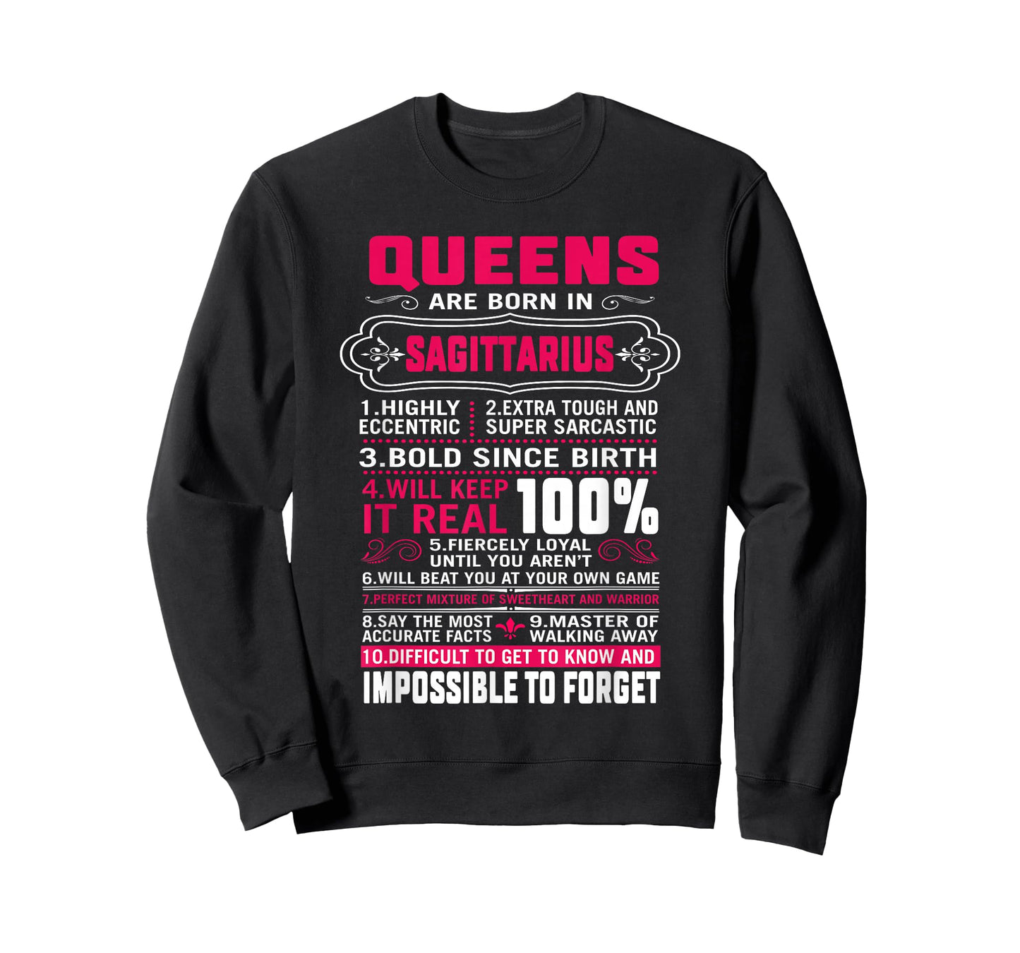 Queens Are Born In Sagittarius Shirt Women November Birthday T-Shirt