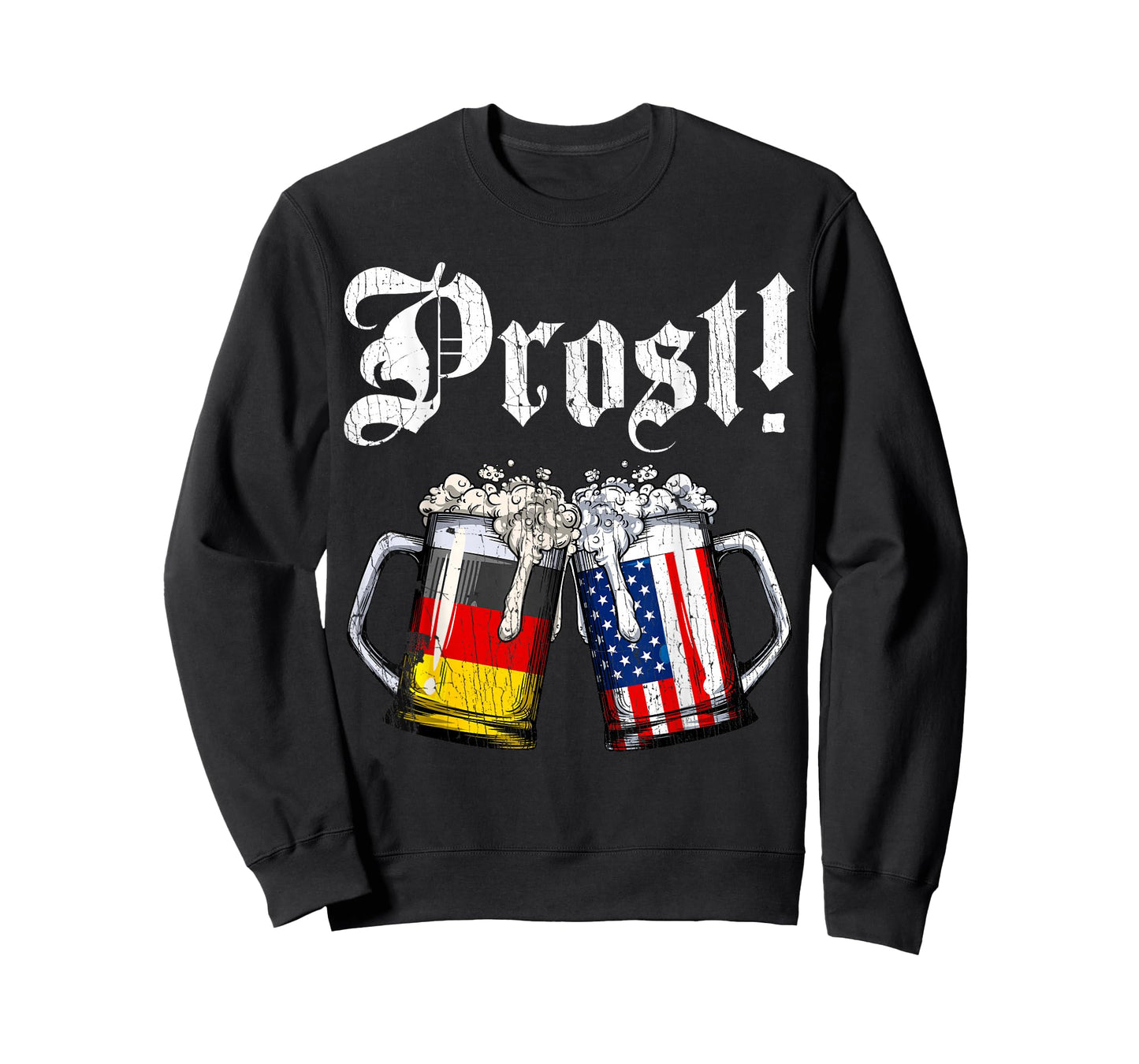 Prost Beer German American Flag Oktoberfest Men Women Mug T-Shirt