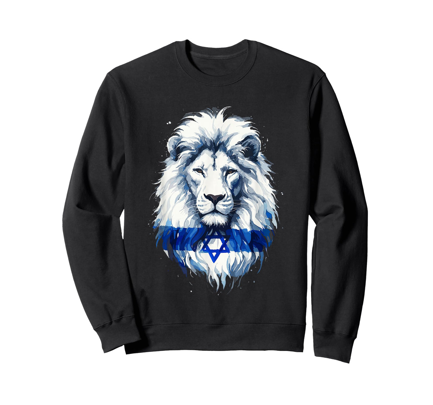 Jewish Israel Flag Lion David Star Yisrael Proud Israelites T-Shirt