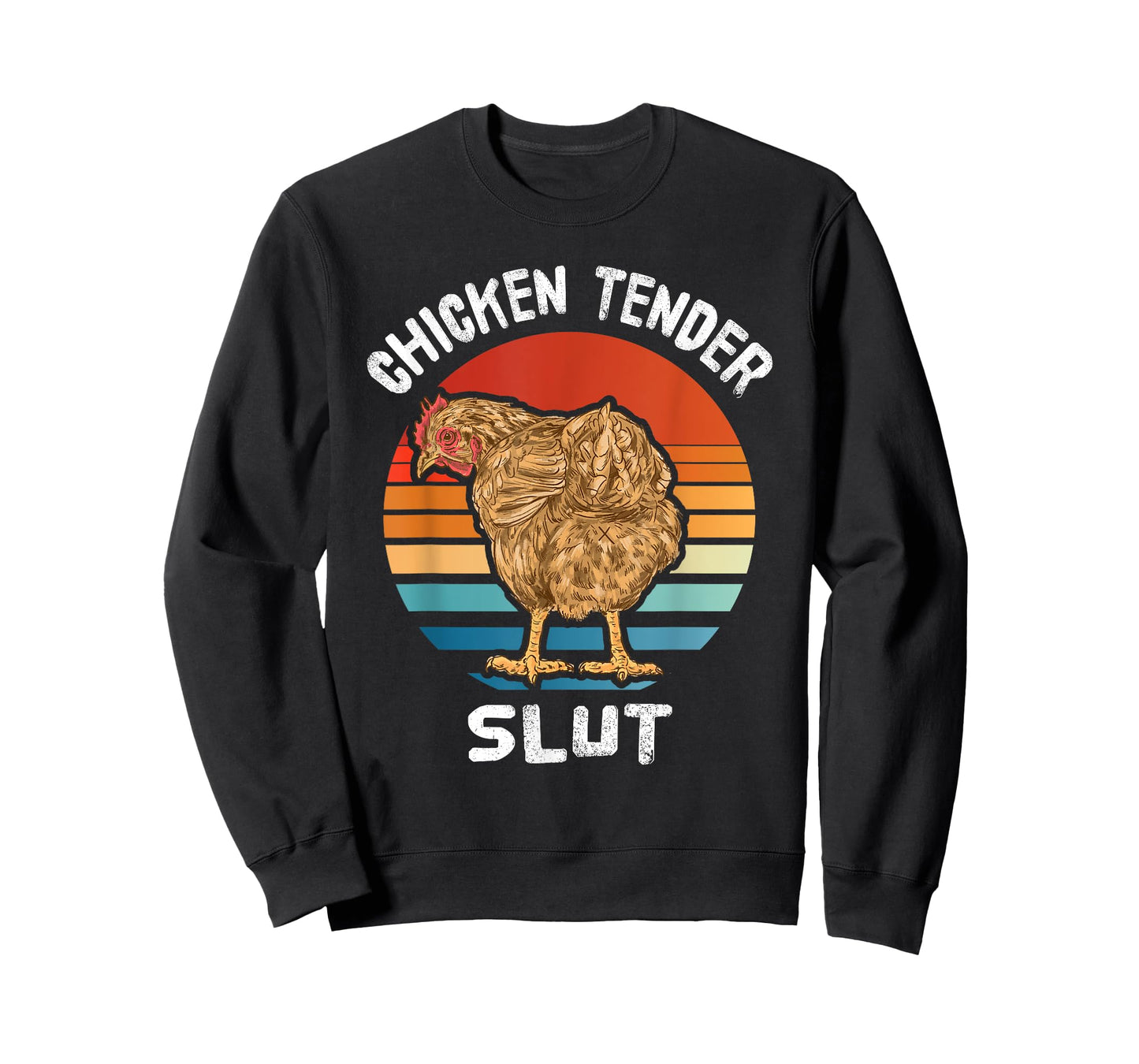 Chicken Tender Slut groovy farmer T-Shirt