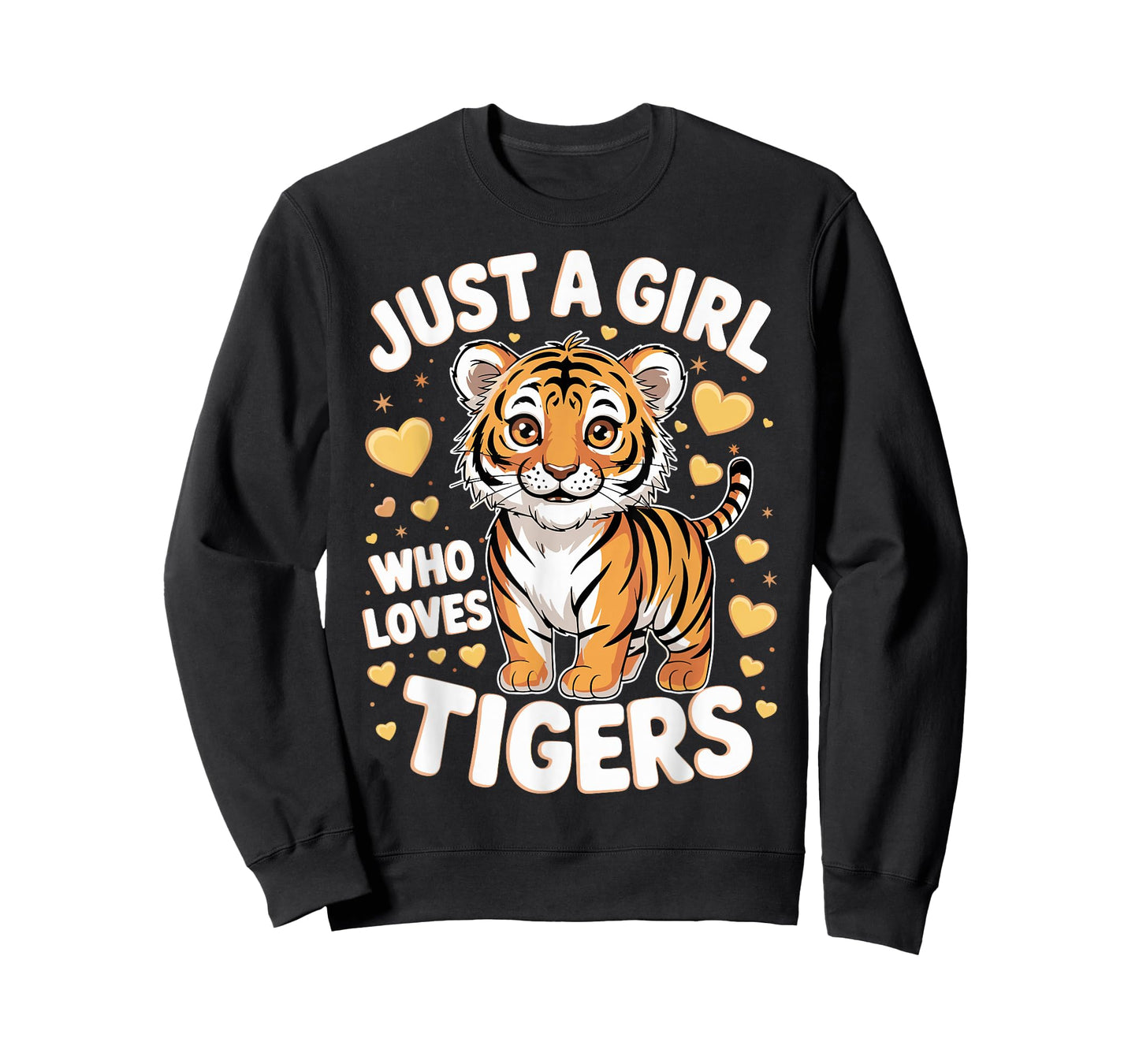 Cute Tiger Animal Just a Girl Who Loves Tigers T-Shirt