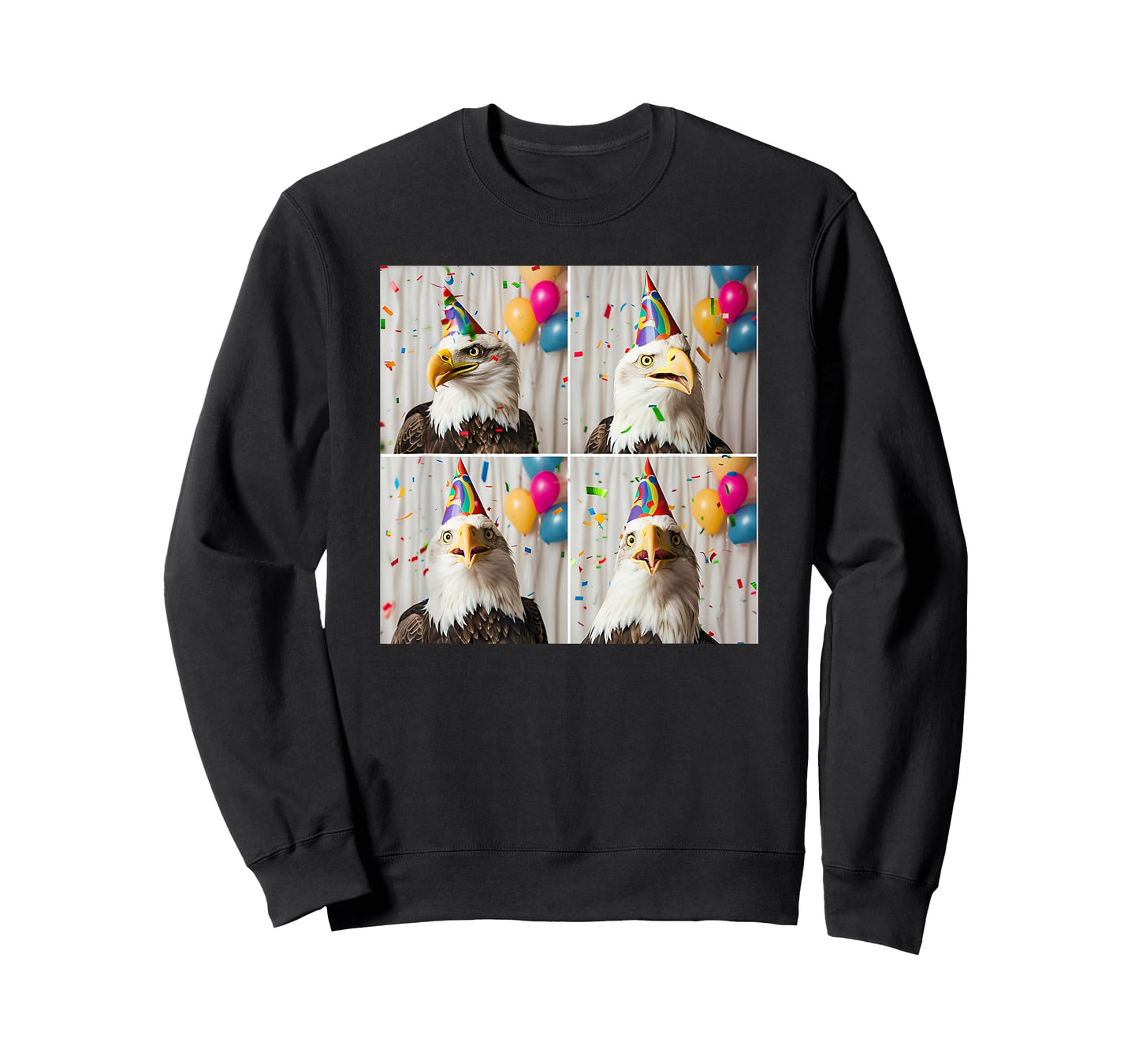Bald Eagle Face Happy Bird Of Prey Portrait Eagle Birthday T-Shirt