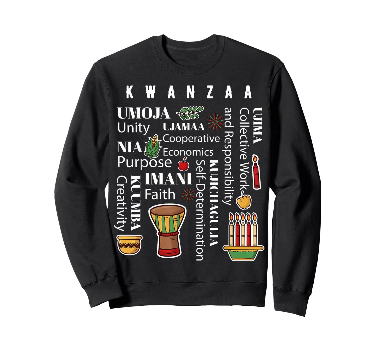 Happy Kwanzaa Family African American Christmas T-Shirt