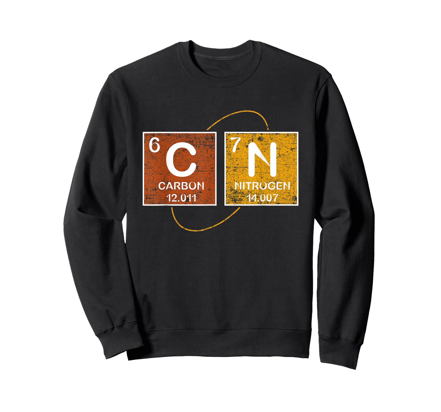 Retro Funny 6 7 Carbon Nitrogen Periodic Science Six Seven T-Shirt