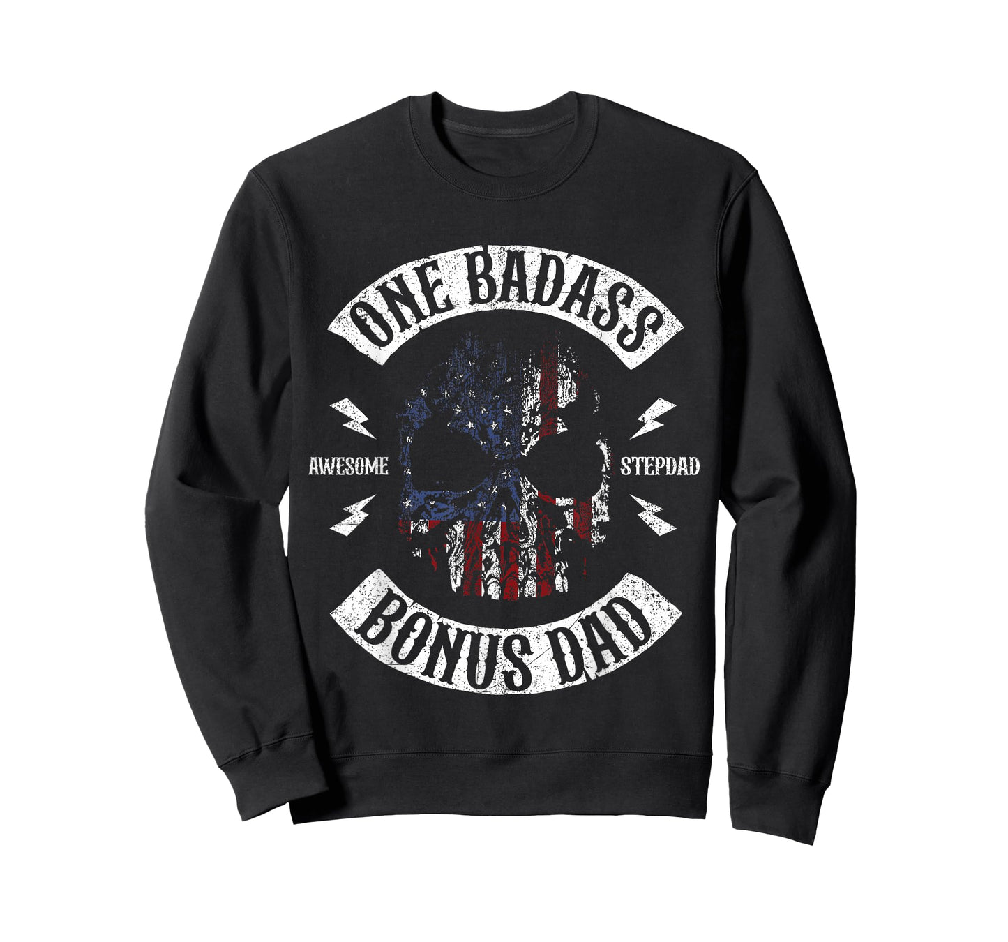 One Badass Bonus Stepdad Birthday Step Dad T-Shirt