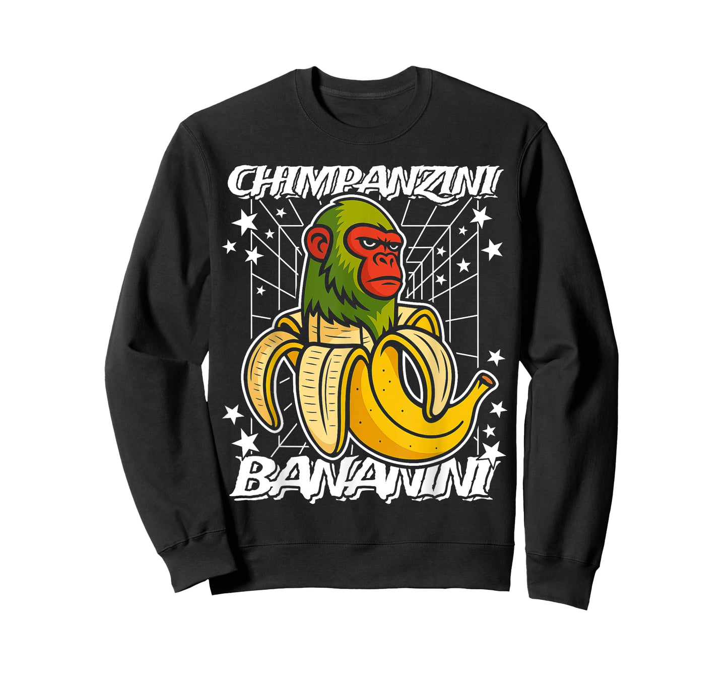 Chimpanzini-Bananini Italian-Brainrot Chimpanzee Banana Meme T-Shirt