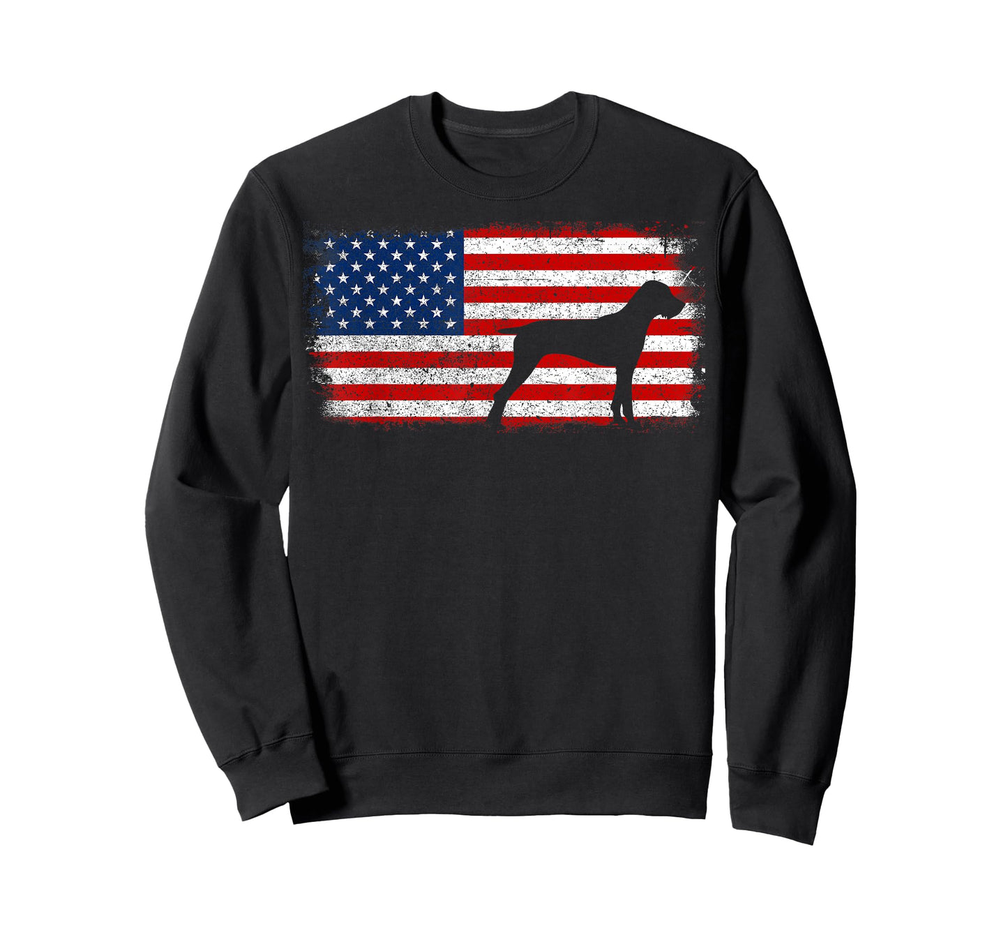 PUDELPOINTER Patriotic Shirt, American Flag Vintage T-Shirt