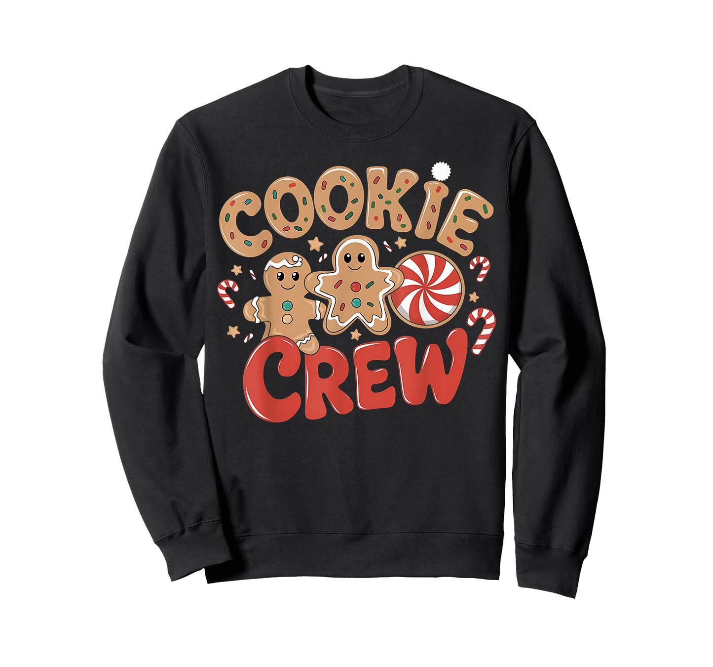 Cookie Crew Gingerbread Christmas Family Baking Team Holiday T-Shirt