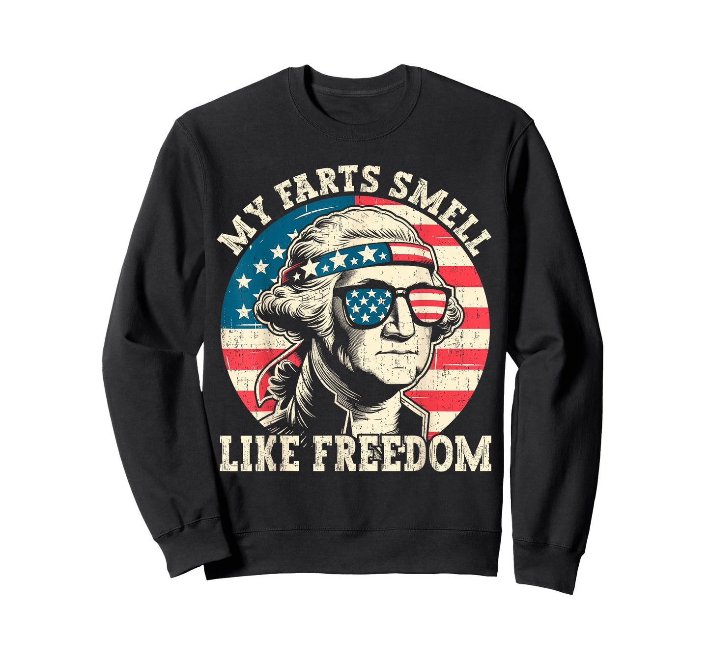 4th Of July Washington Smell Like Freedom Funny Men Women T-Shirt