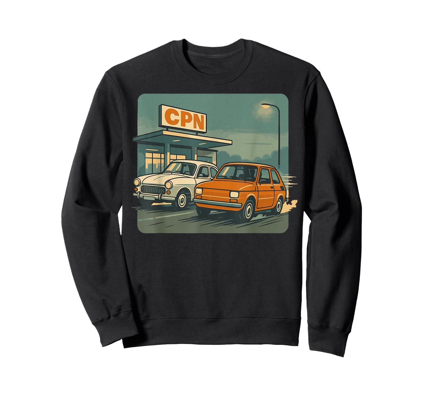 CPN Retro Cars PRL Poland Oldschool Vintage Ride T-Shirt
