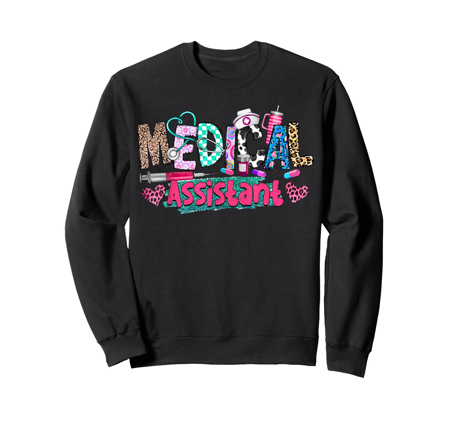 CMA Medical Assistant Nurse Leopard Stethoscope Women Men T-Shirt