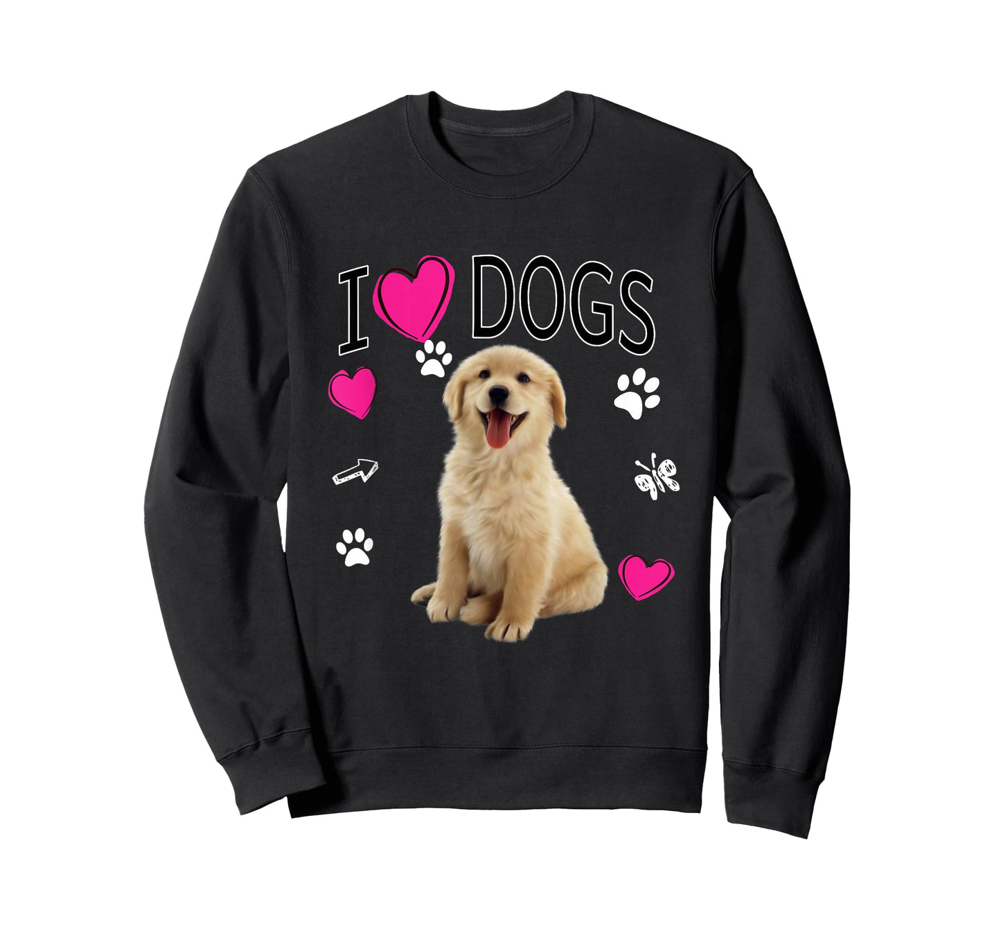 I Love Dogs Shirt - Golden Labrador Retriever t Shirt T-Shirt