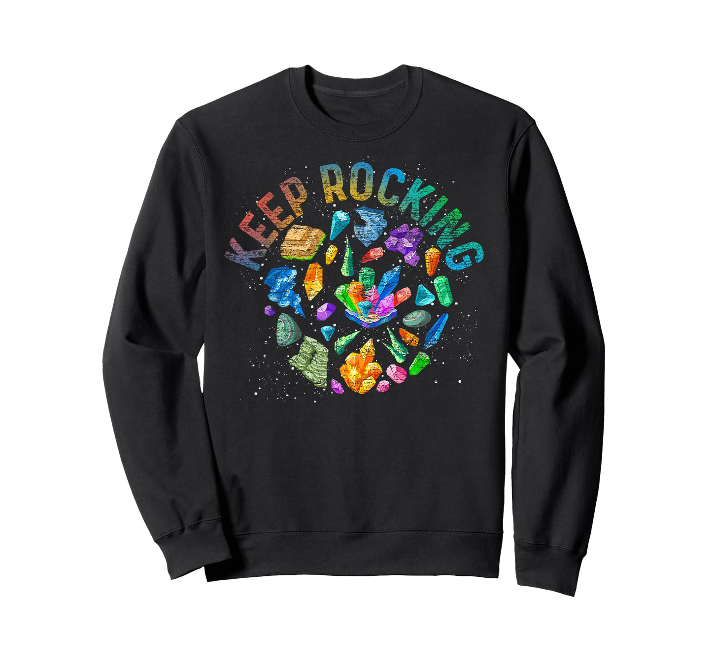 Colorful Rock Collector Earth Scientist Gift Funny Geology T-Shirt Small