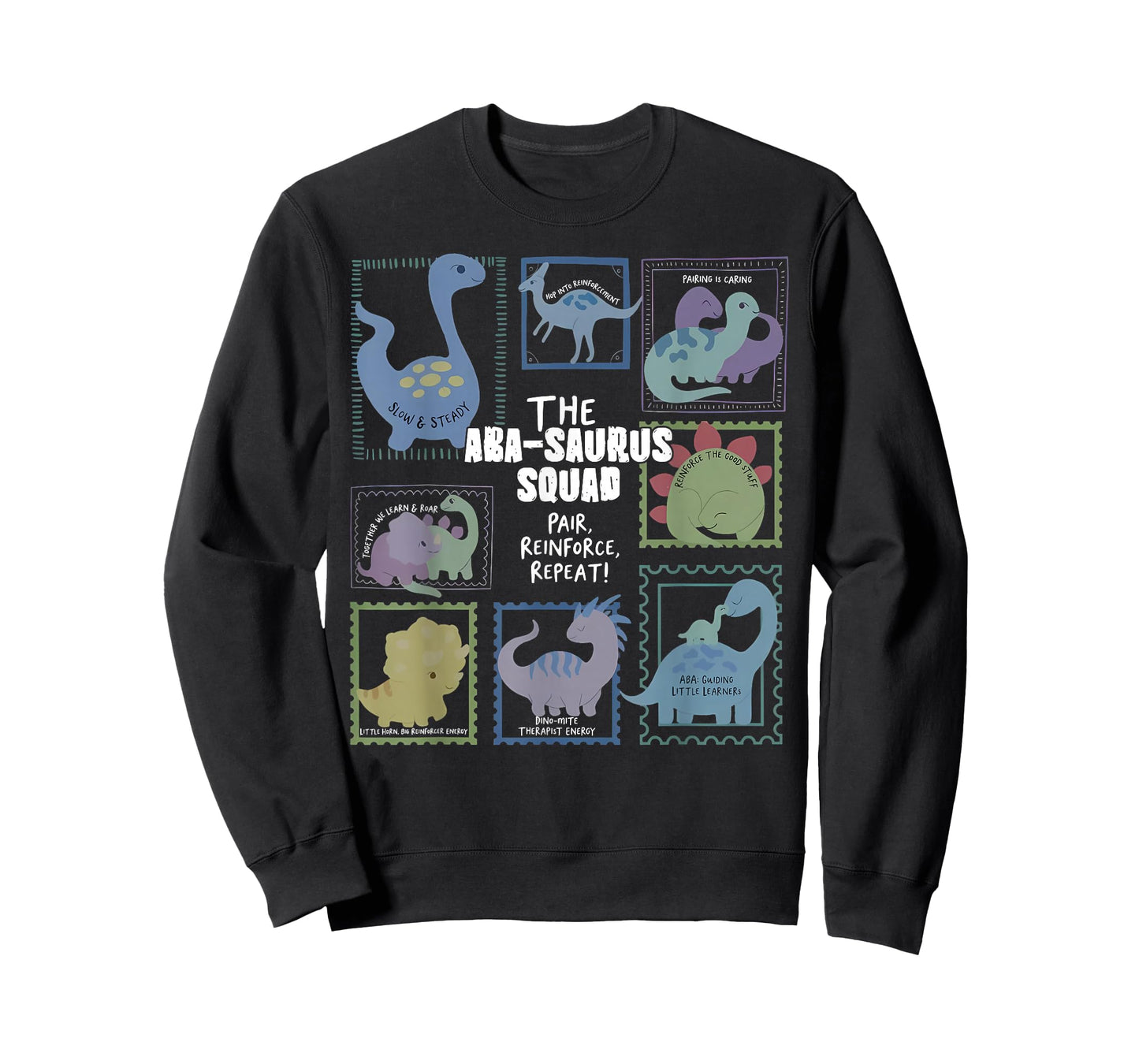 ABA-Saurus Squad Cute Dinosaur ABA Therapy Behavior RBT T-Shirt