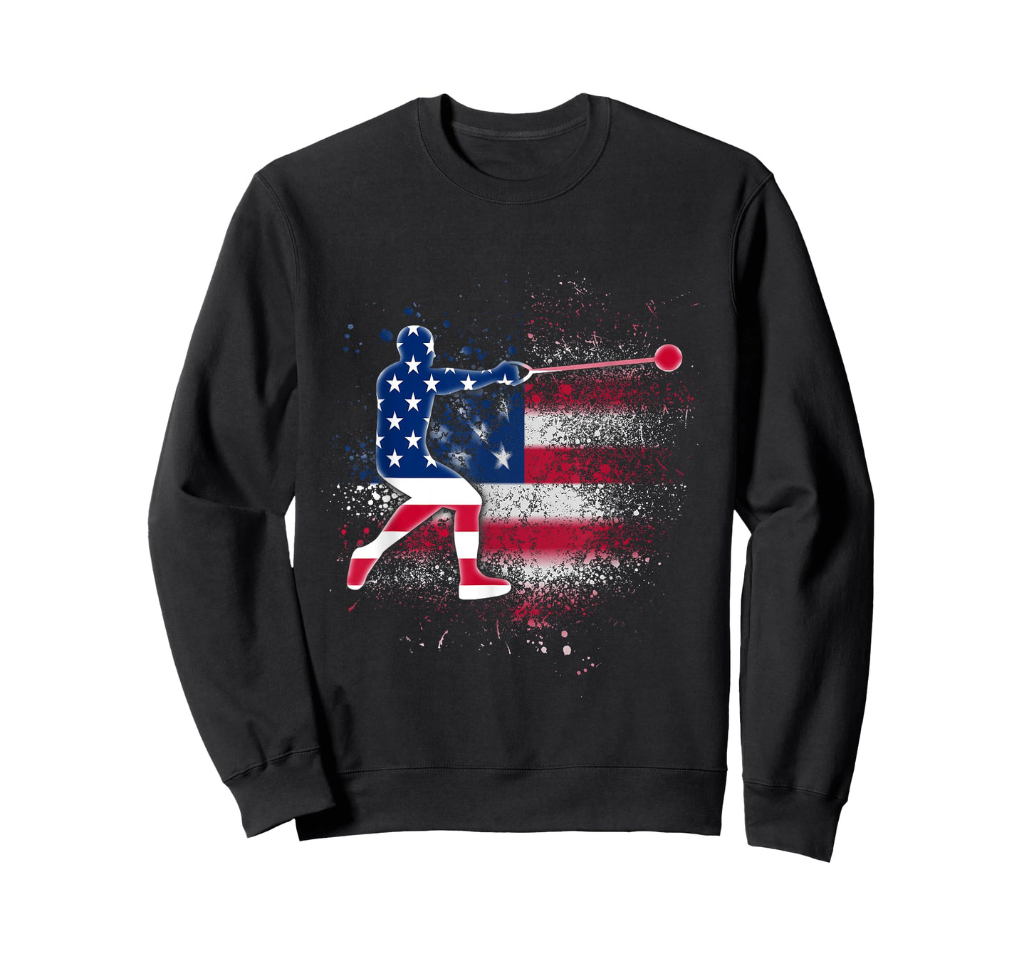 Hammer Throw Independence day Shirt Patriotic US Flag