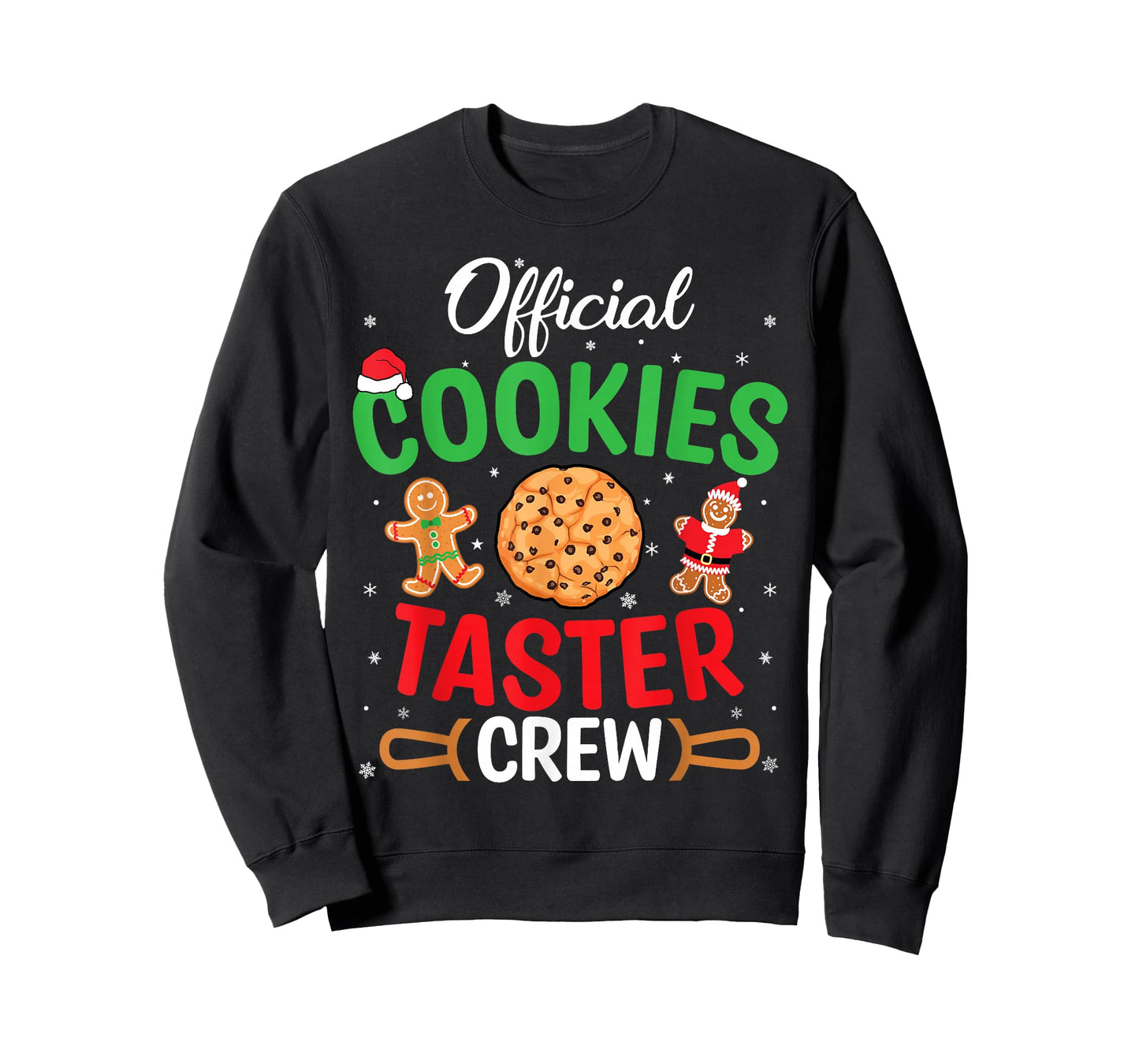Christmas Official Cookie Taster Crew Team Gingerbread Xmas T-Shirt