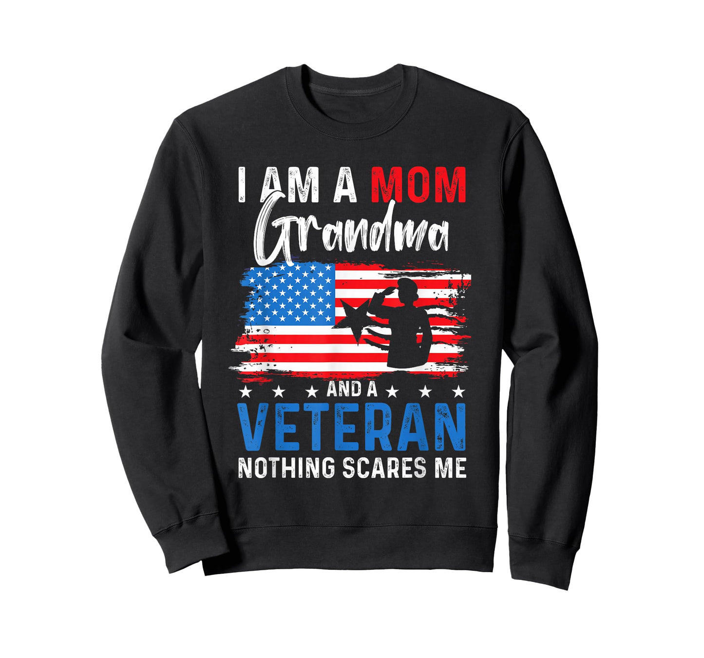 Veterans Day Woman Brave Heroes Proud Female USA Mom Grandma T-Shirt
