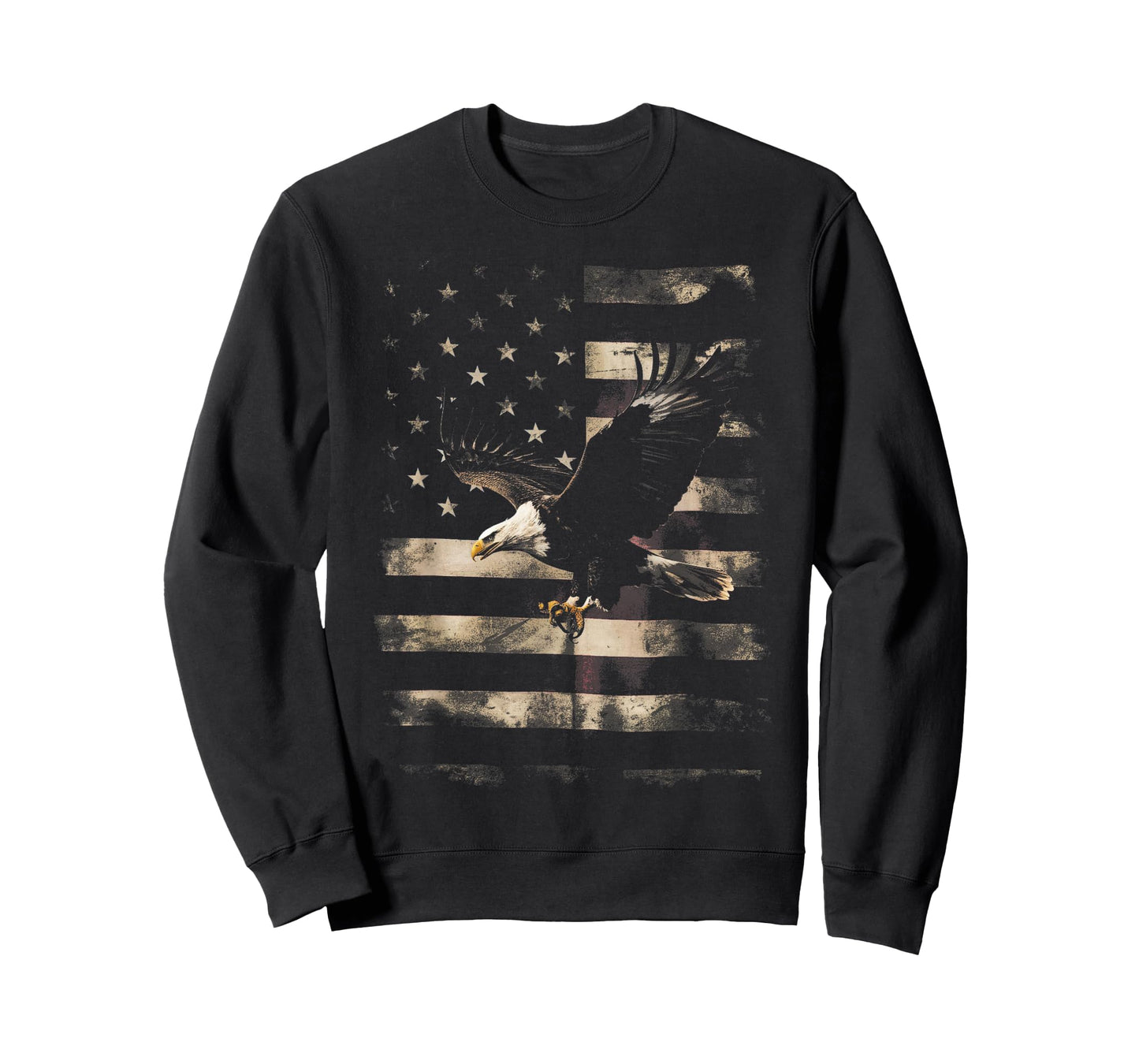 Bald Eagle 4th of July USA Flag Patriotic Distressed Gifts T-Shirt