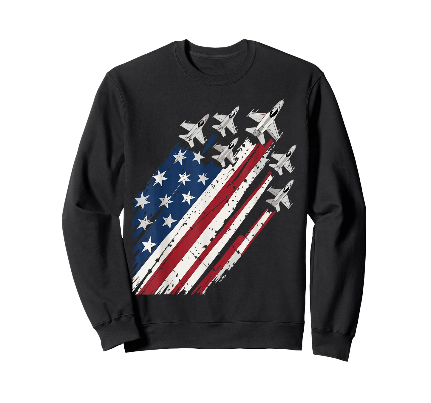 Air Force American Flag Patriotic Red White Blue 4th of July T-Shirt