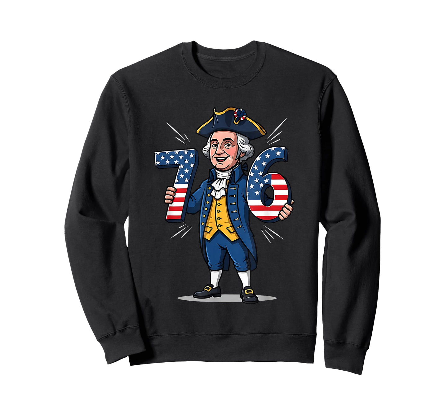 6-7 7-6 George Washington Six Seven Meme Gen Alpha Slang T-Shirt