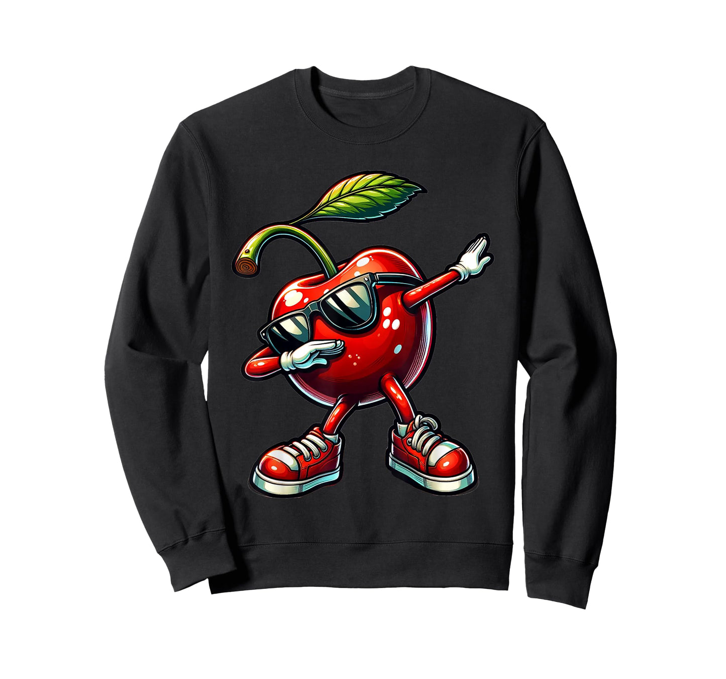 Dabbing red Cherry | Funny Cherry Fruit with Cherries T-Shirt