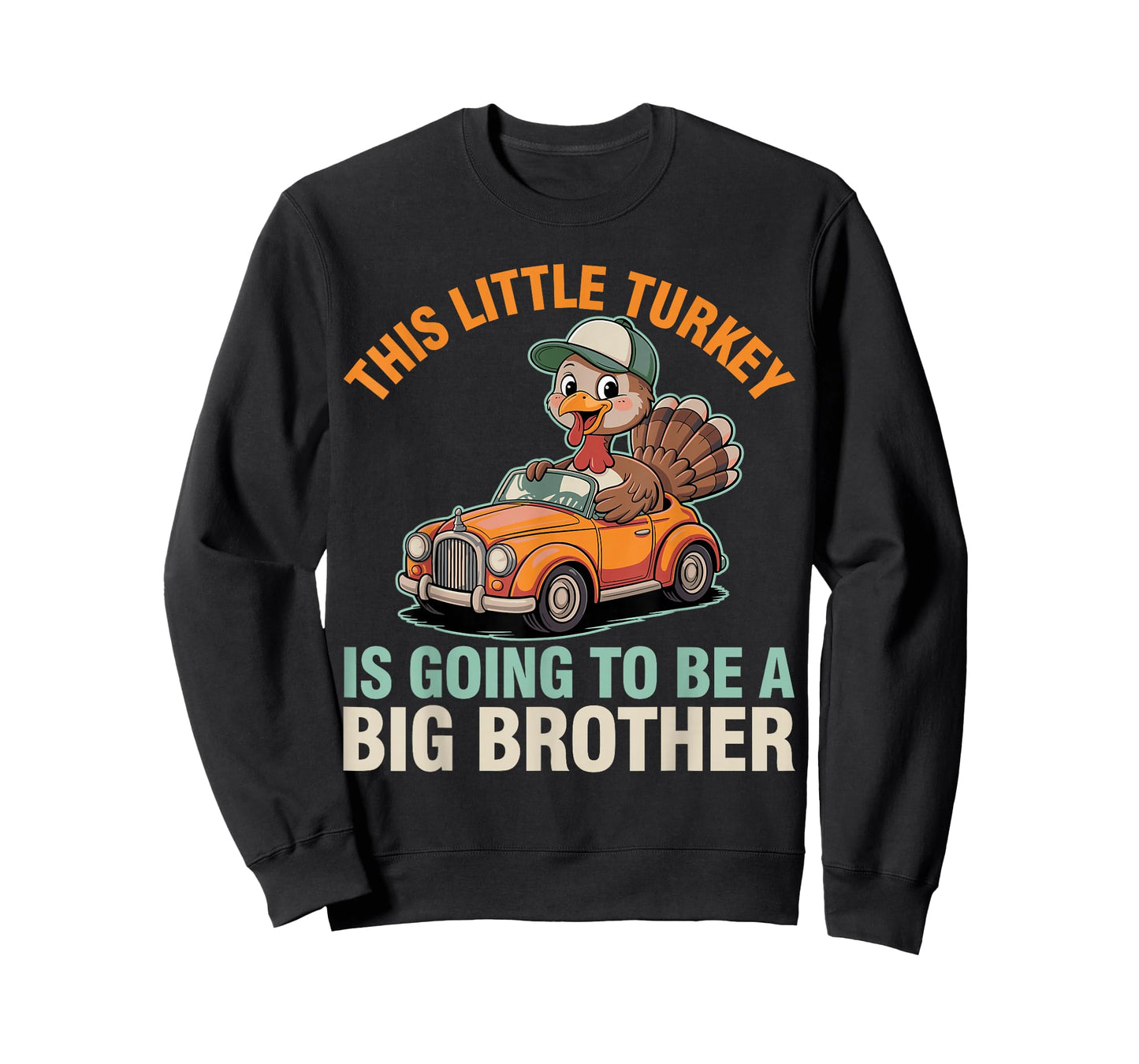 This Little Turkey is Going to Be A Big Brother Boys Fall T-Shirt
