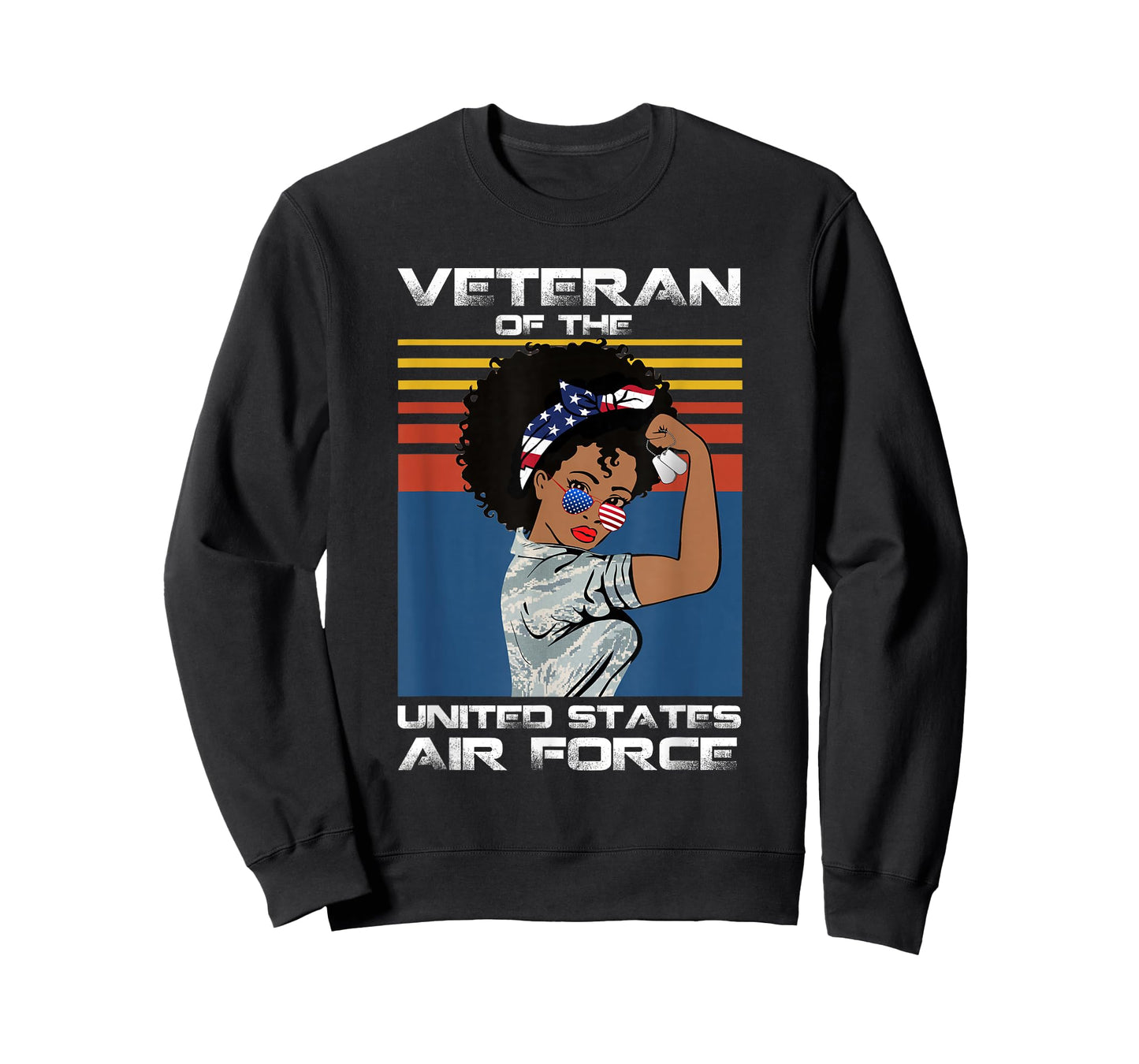Female Veteran of The United States Air Force, USAF Veteran T-Shirt