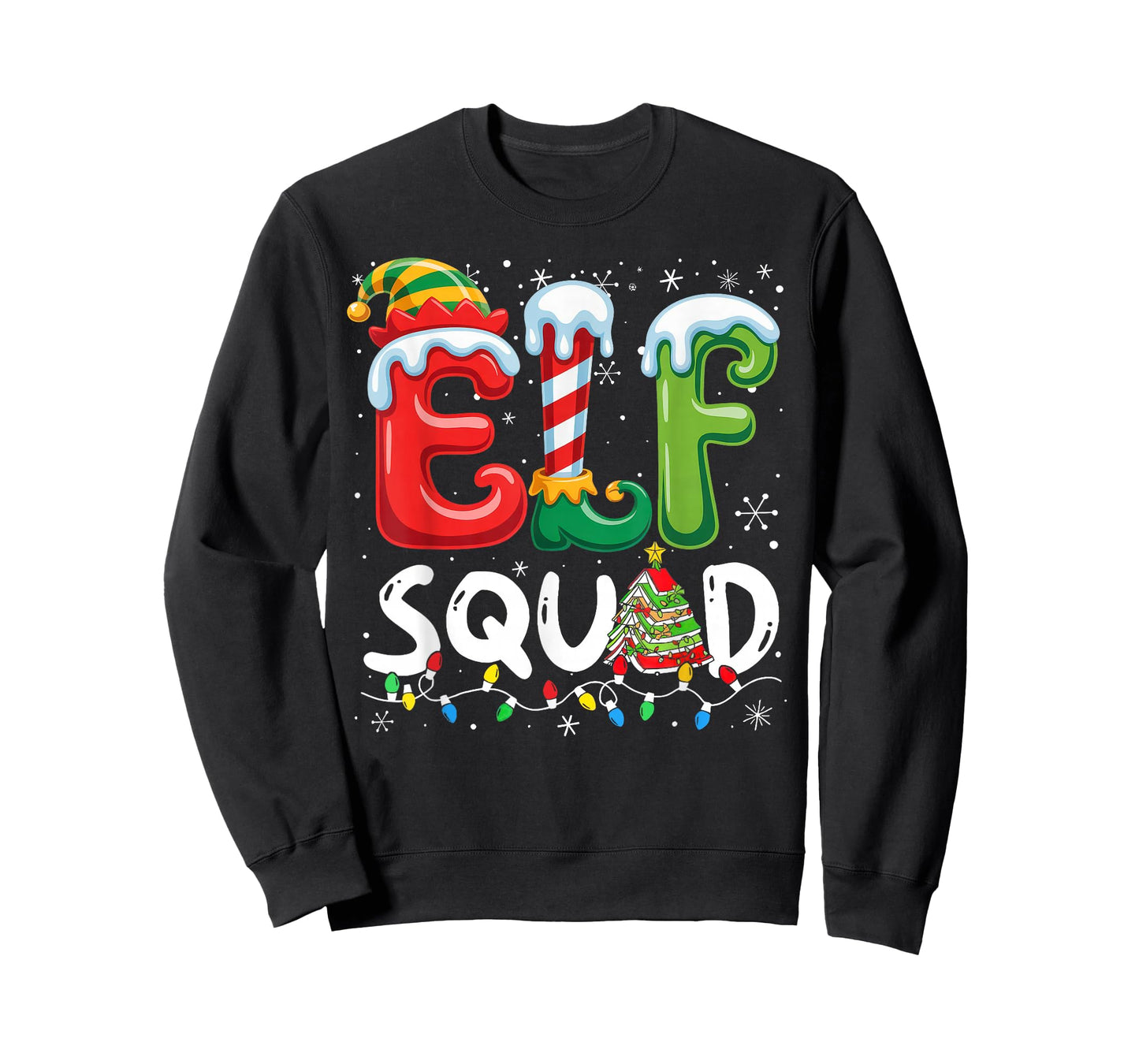 ELF Squad Funny Christmas ELF Student Teacher Men Women Kids T-Shirt