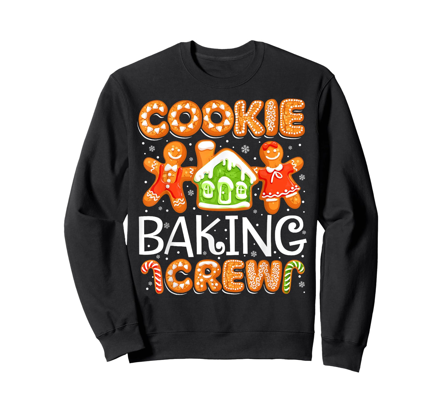 Christmas Cookie Baking Crew Baker Funny Pajamas Family Xmas T-Shirt