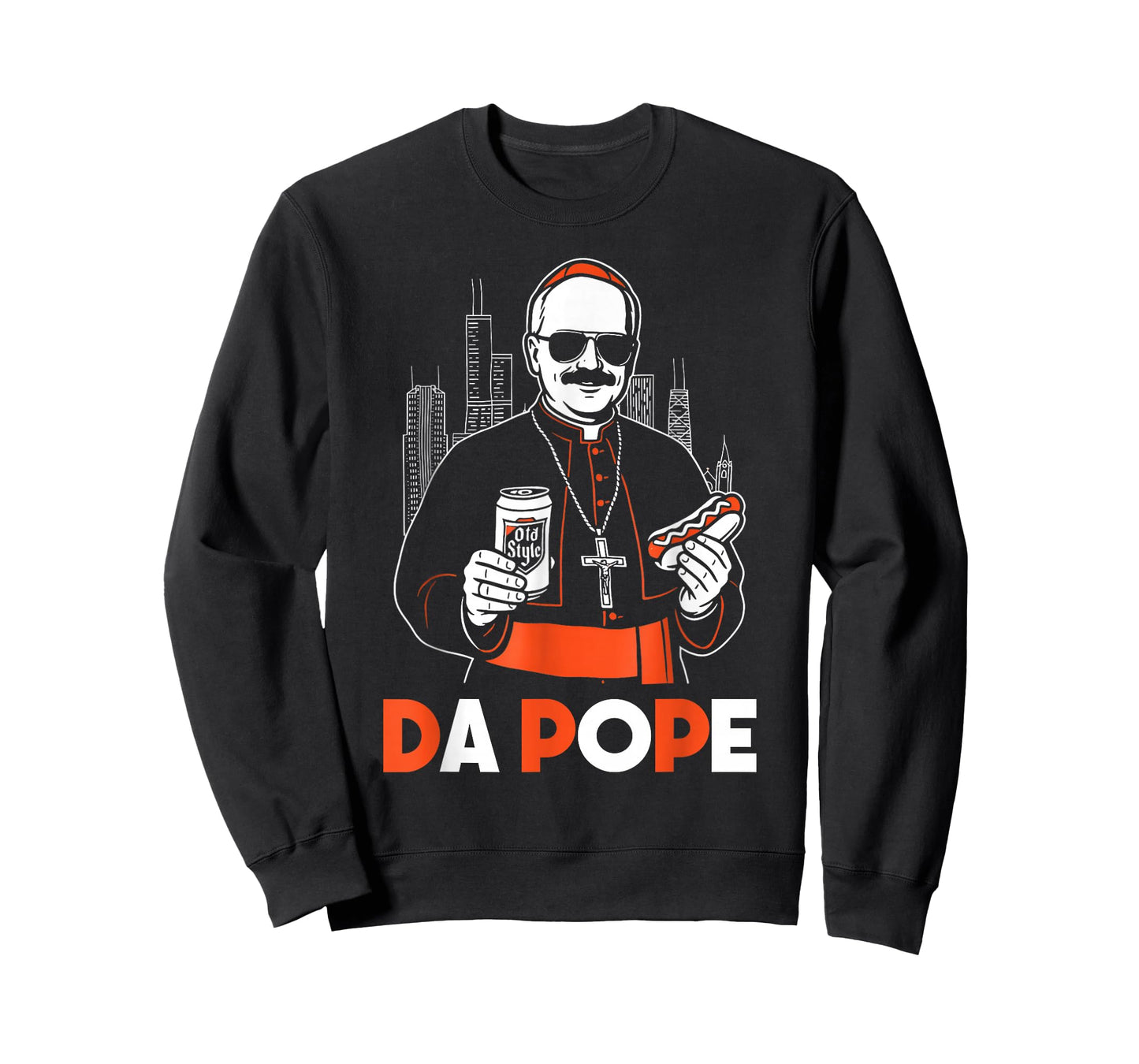 Funny Da Pope From America Chicago Pope Leo XIV Vintage T-Shirt