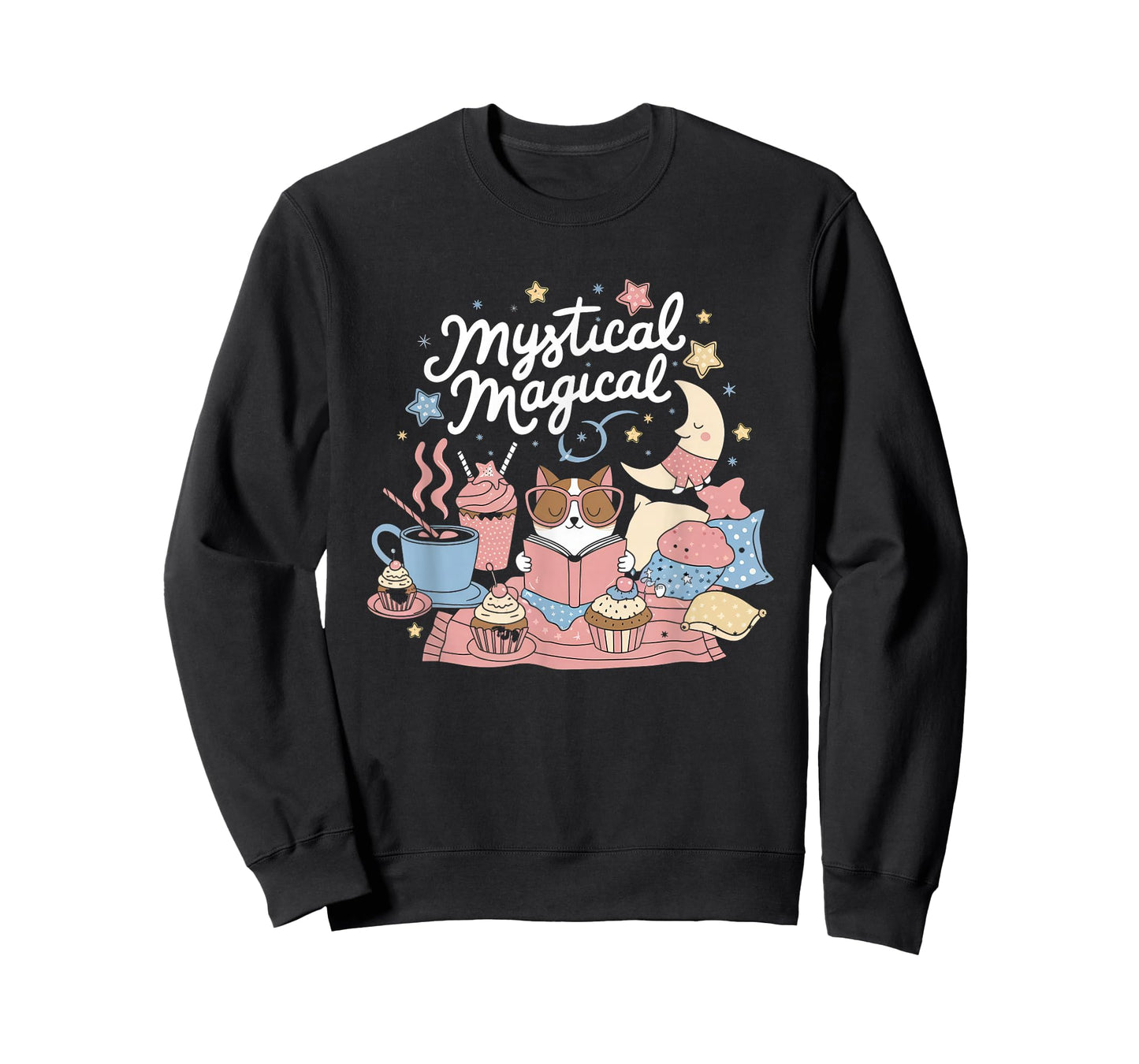 Mystical Magical Tshirt Retro Aesthetic Space Gift Men Women T-Shirt