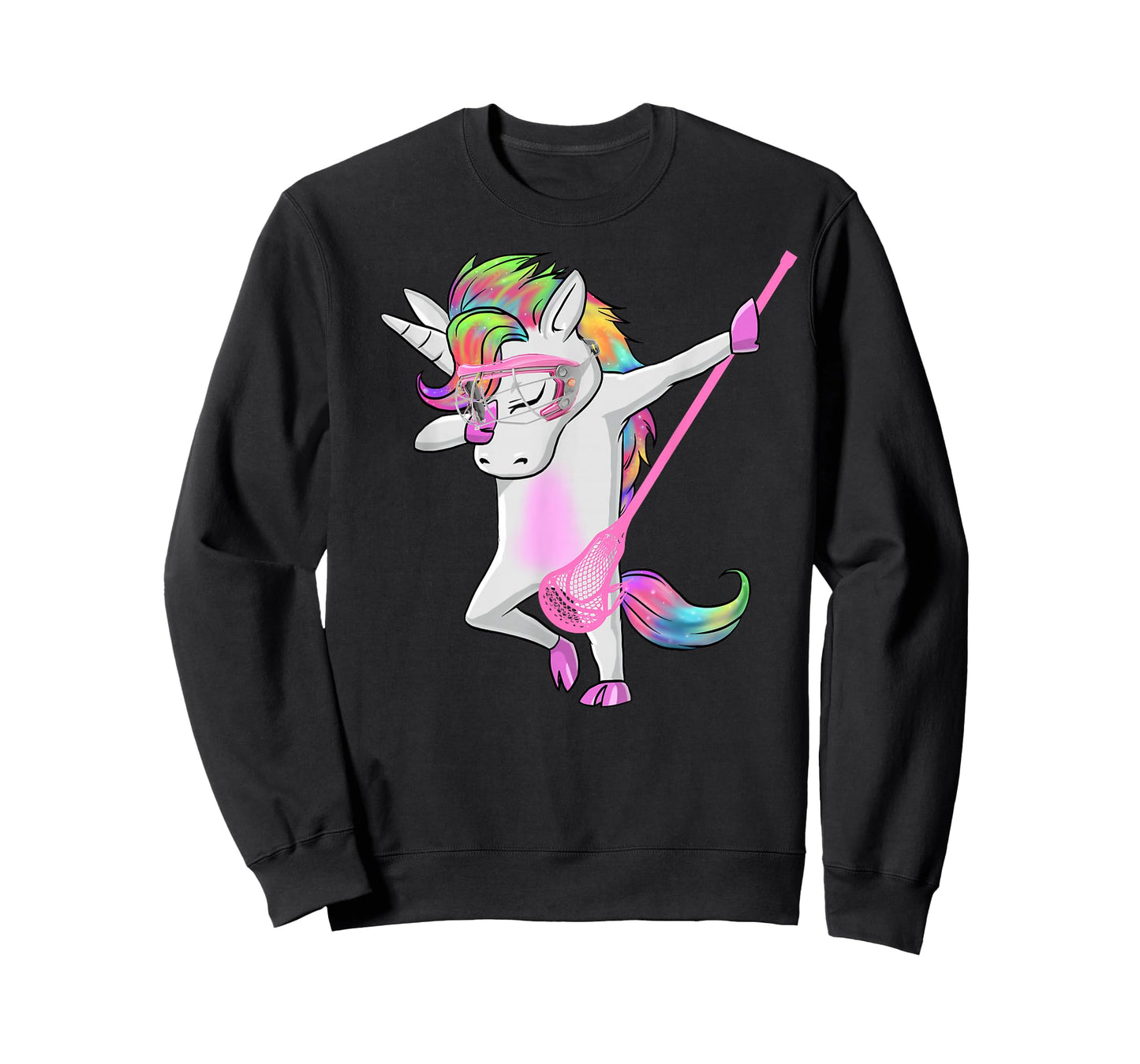 Relax Unicorn dab Youth Lacrosse Tees Lacrosse Funny Tshirt T-Shirt