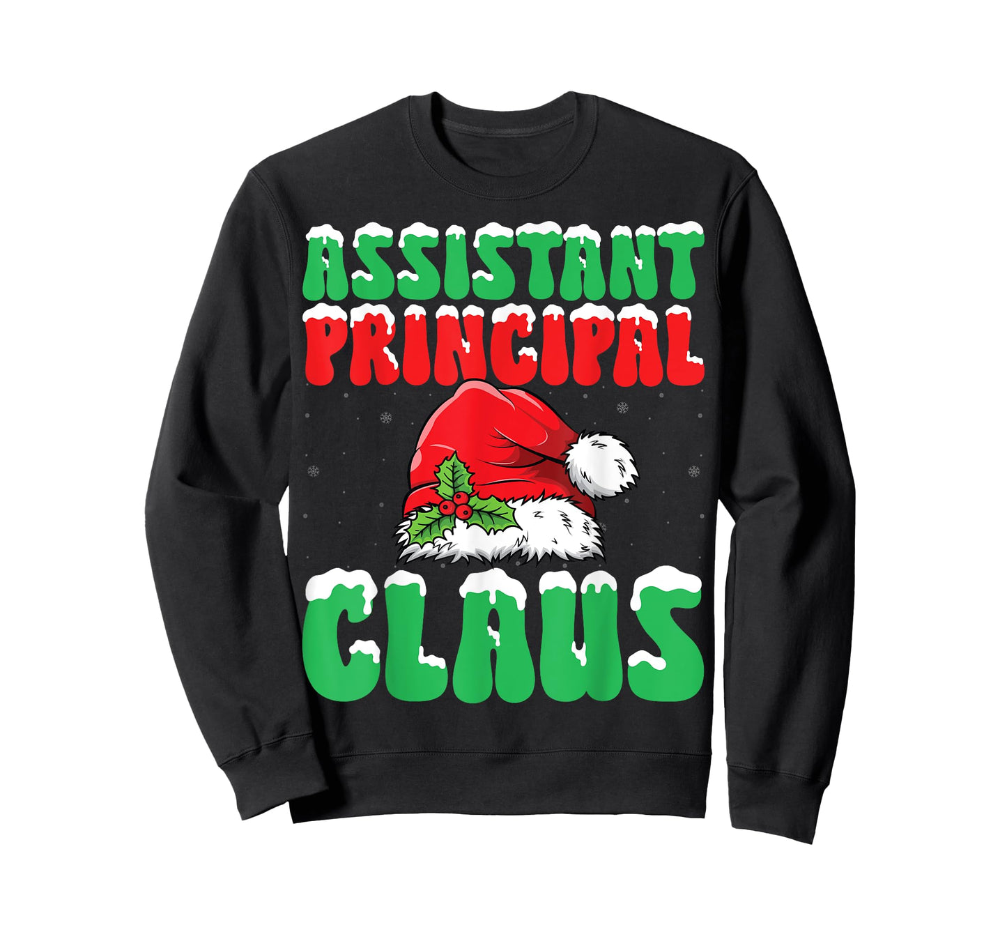 Assistant Principal Santa Claus Xmas School Worker Christmas T-Shirt