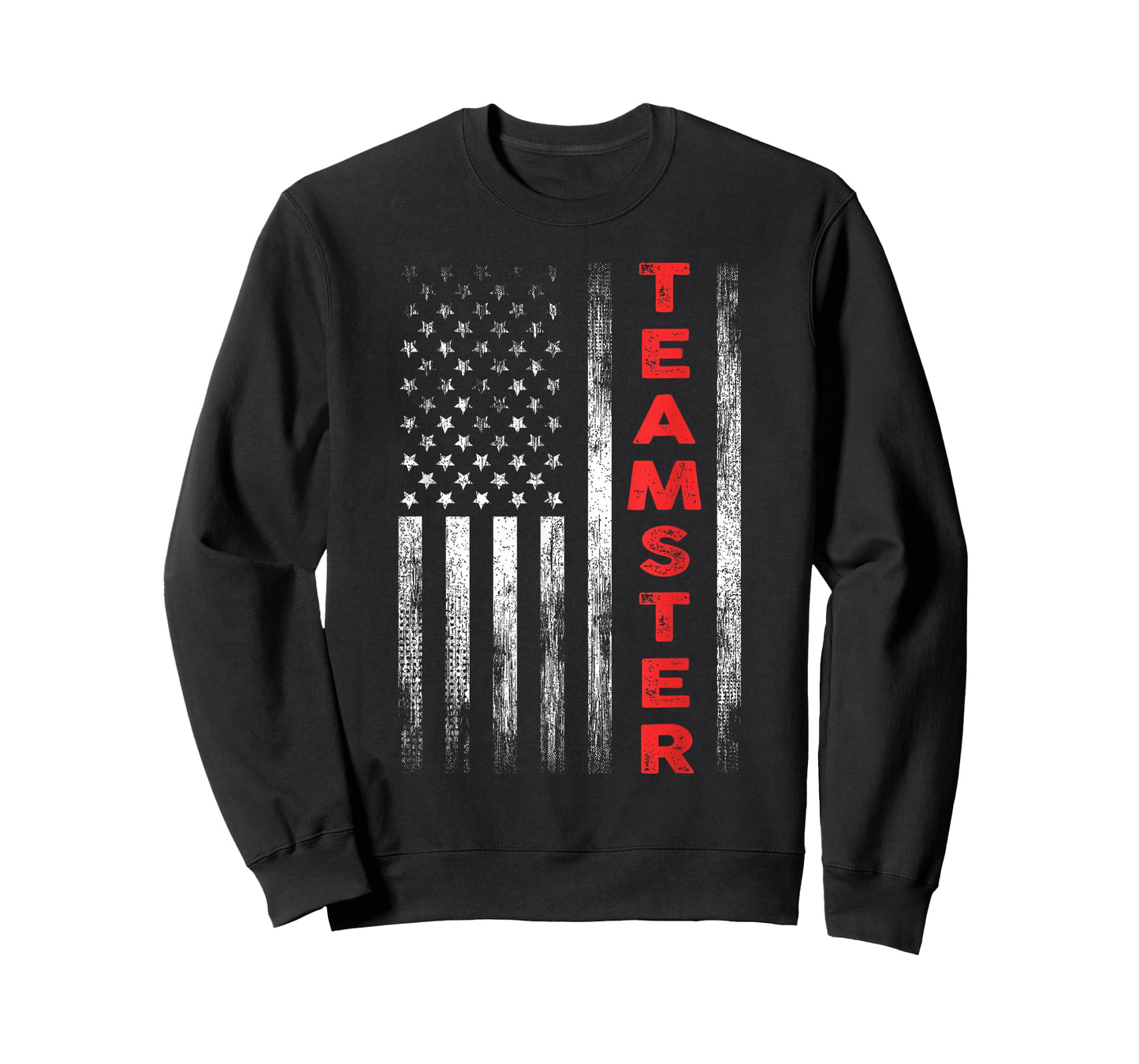 Teamster American Flag Patriotic Truck Driver US Trucking T-Shirt