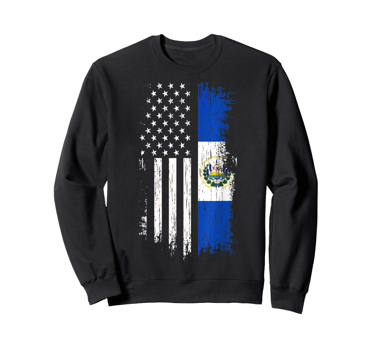 Salvadoran America Flag T-Shirt - El Salvador USA Shirt T-Shirt