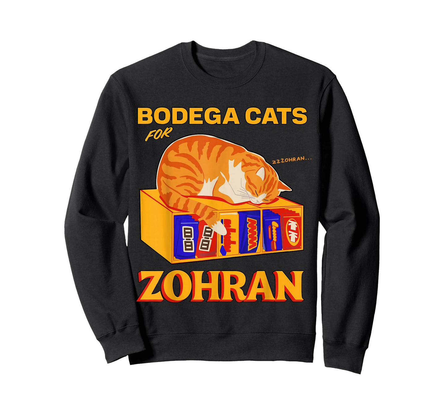 Bodega Cats for Zohran Mamdani Funny Democrat T-Shirt