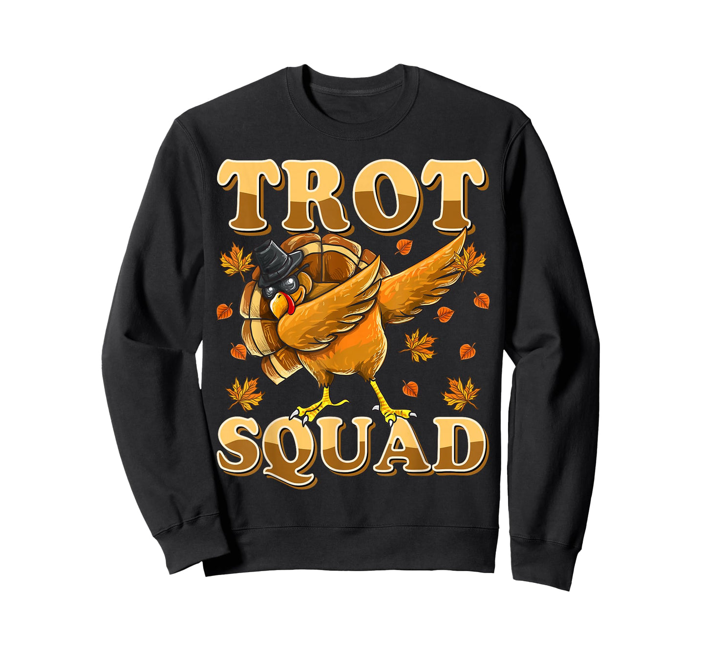 Trot Squad Tshirt Dabbing Turkey Marathon Running Matching T-Shirt