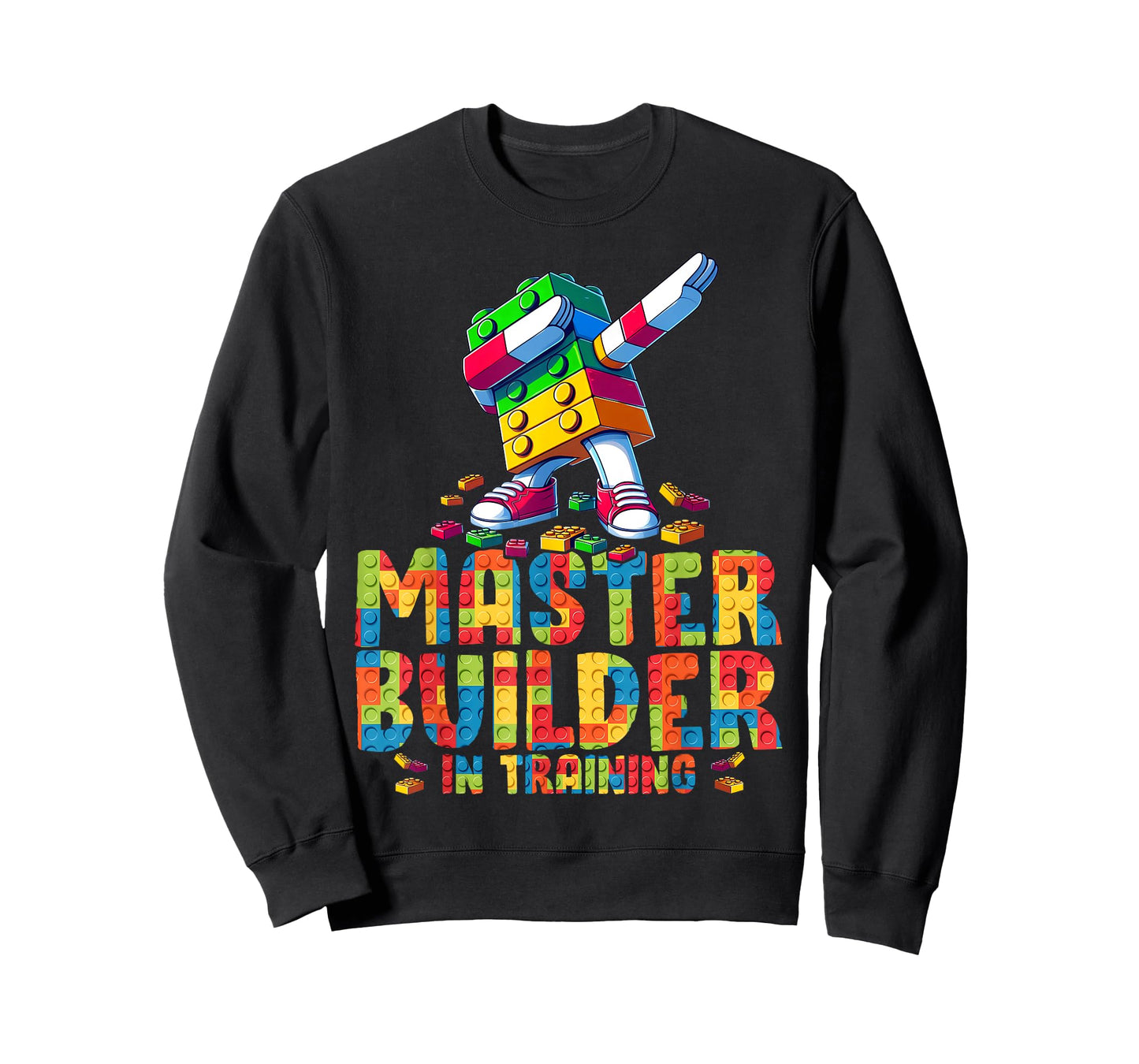 Master Builder in Training Bricks Blocks Kids Boys Funny T-Shirt