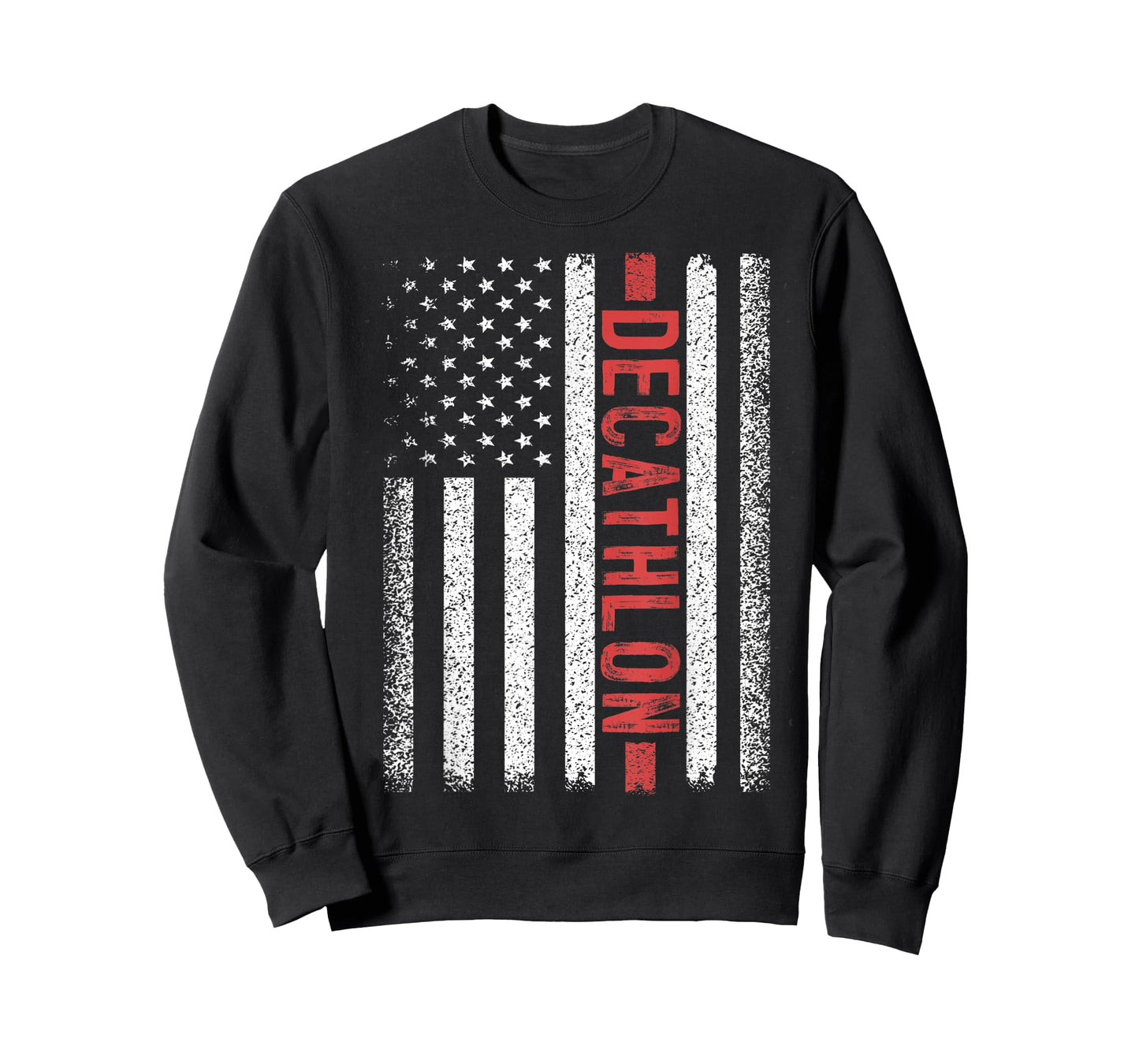 Decathlon American Flag 4th of July Cool Player Novelty T-Shirt for Women Men