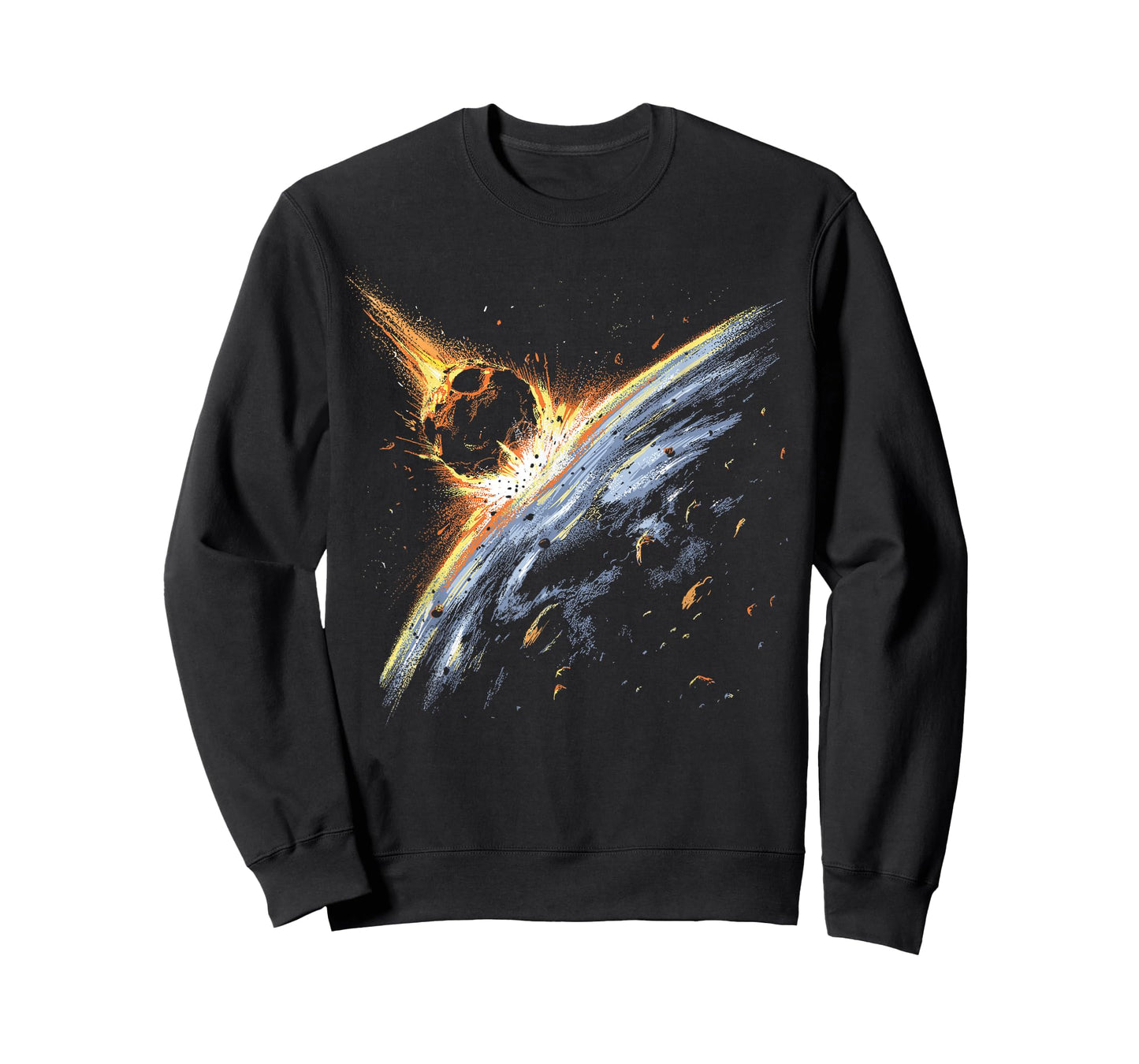 Asteroid Meteorite Impact Earth Space Comet Meteors Sci-Fi T-Shirt