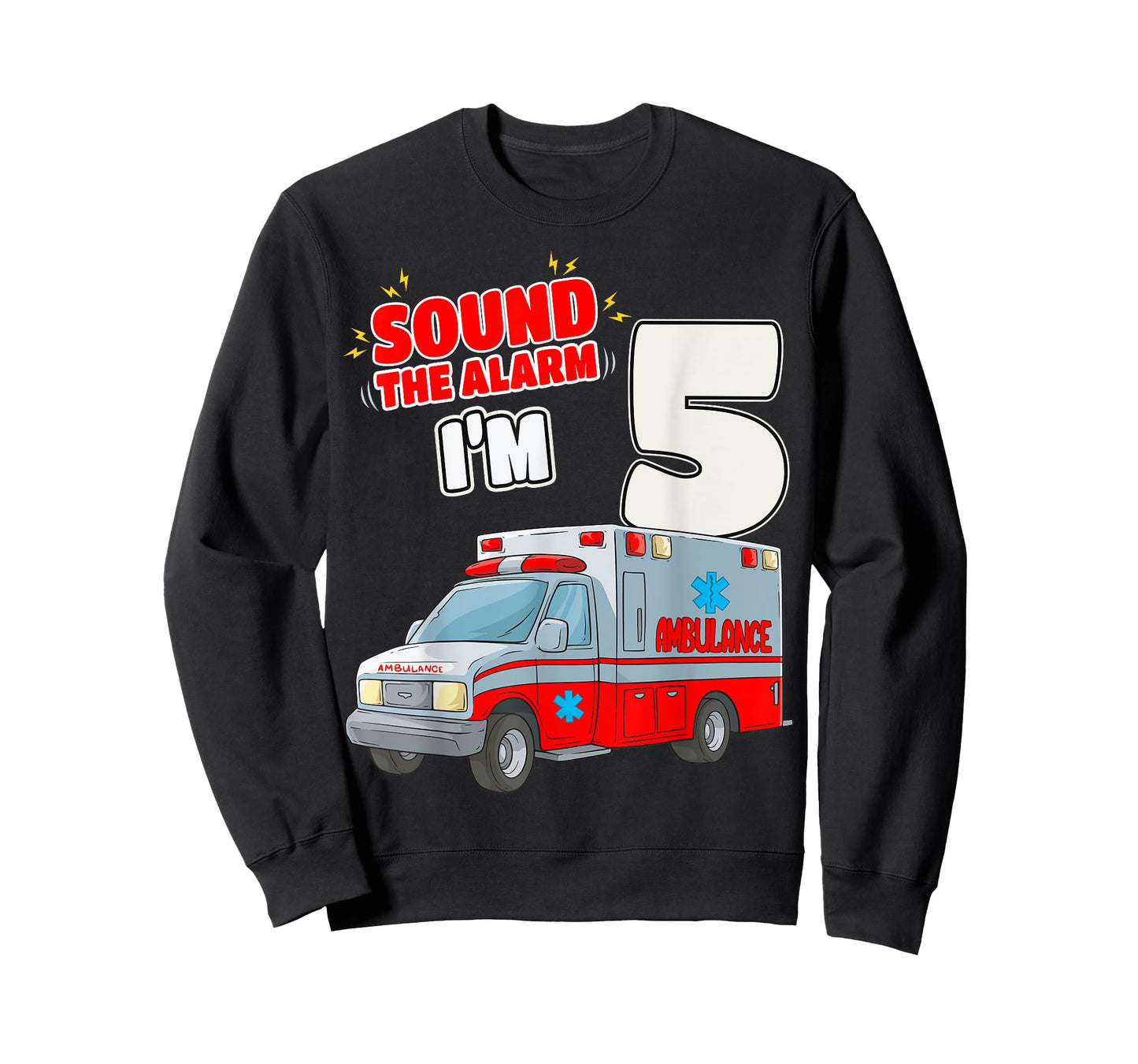 5th Birthday Medical Ambulance EMT 5 Years Old EMS Paramedic T-Shirt