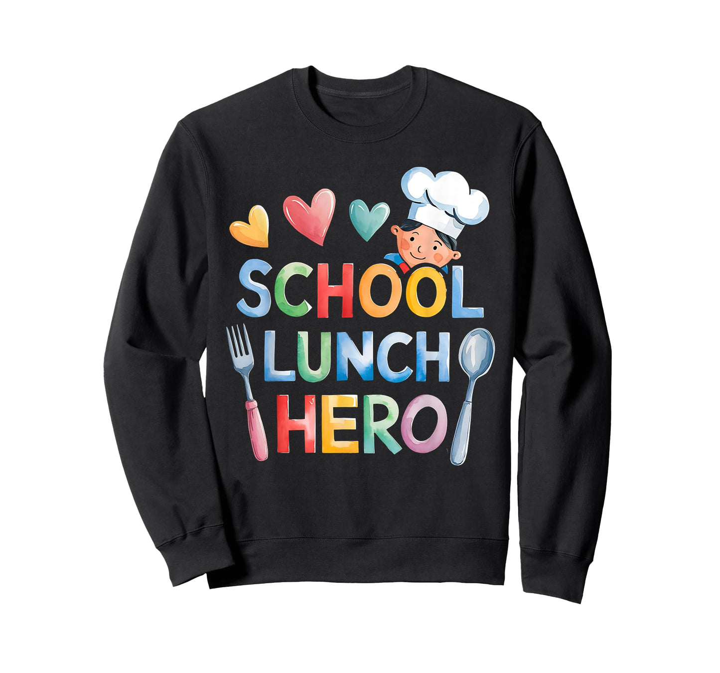 Cute Lunch Hero Squad a Cafeteria worker School lunch hero T-Shirt