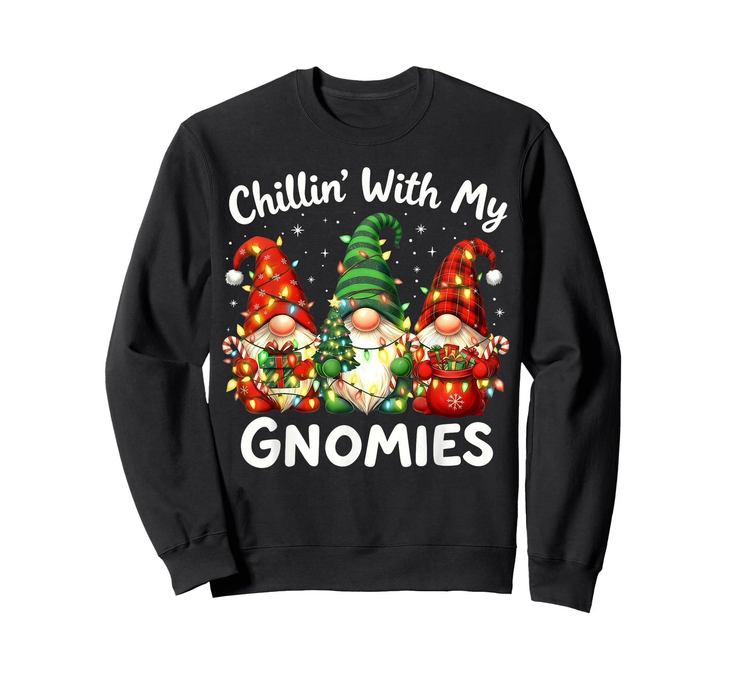Chillin' with My Gnomies Family Christmas Gnome Xmas Holiday T-Shirt