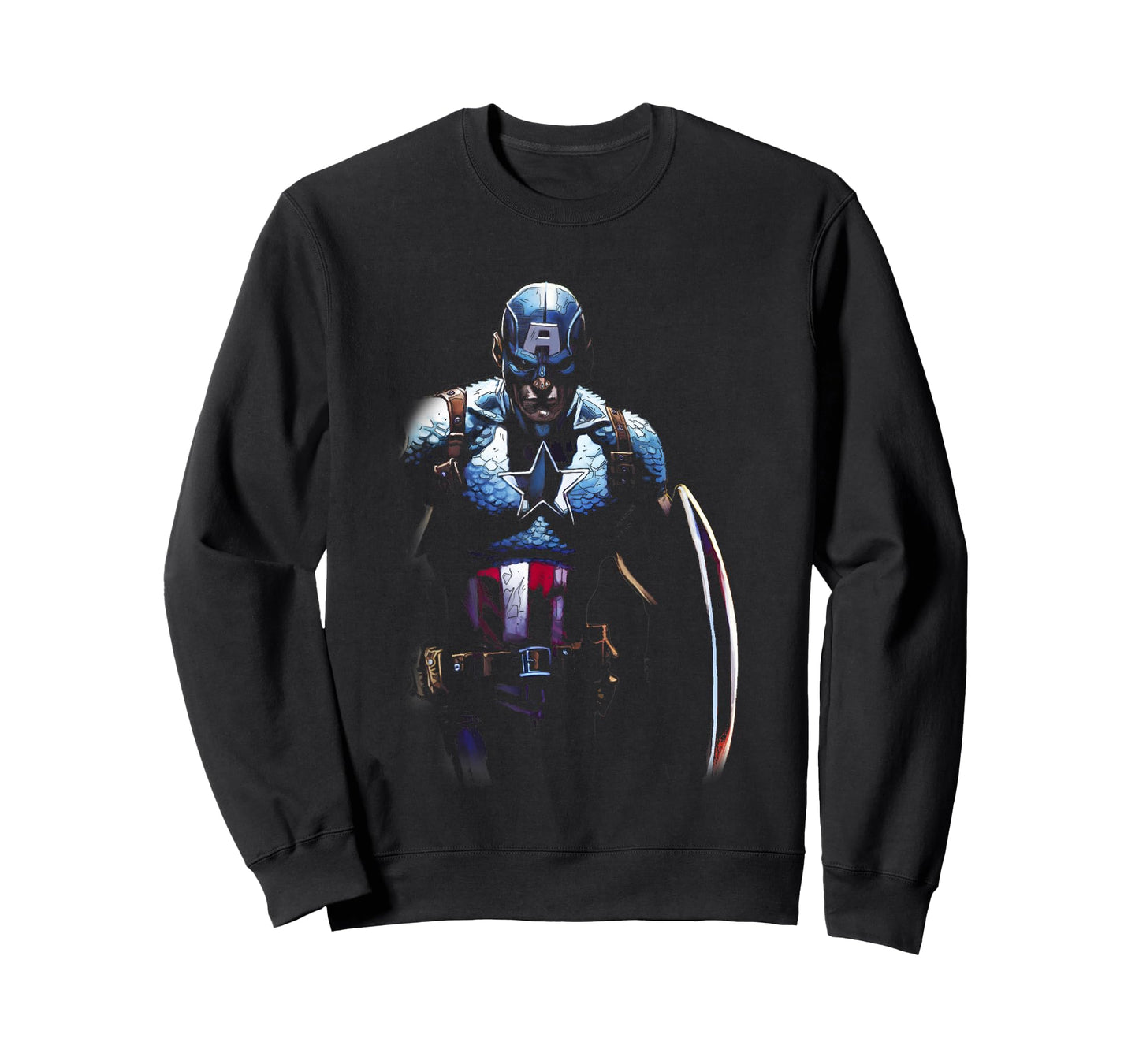 Marvel Comics Classic Captain America Dark Justice Poster T-Shirt