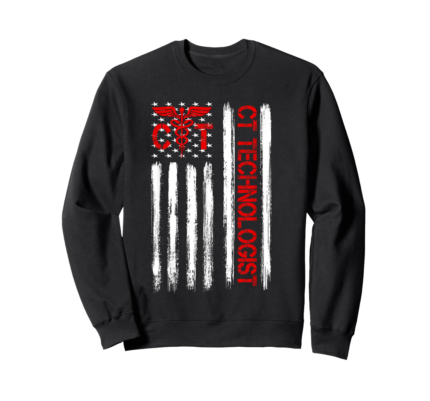 CT Scan Technologist American Flag Patriotic Radiology Gift T-Shirt