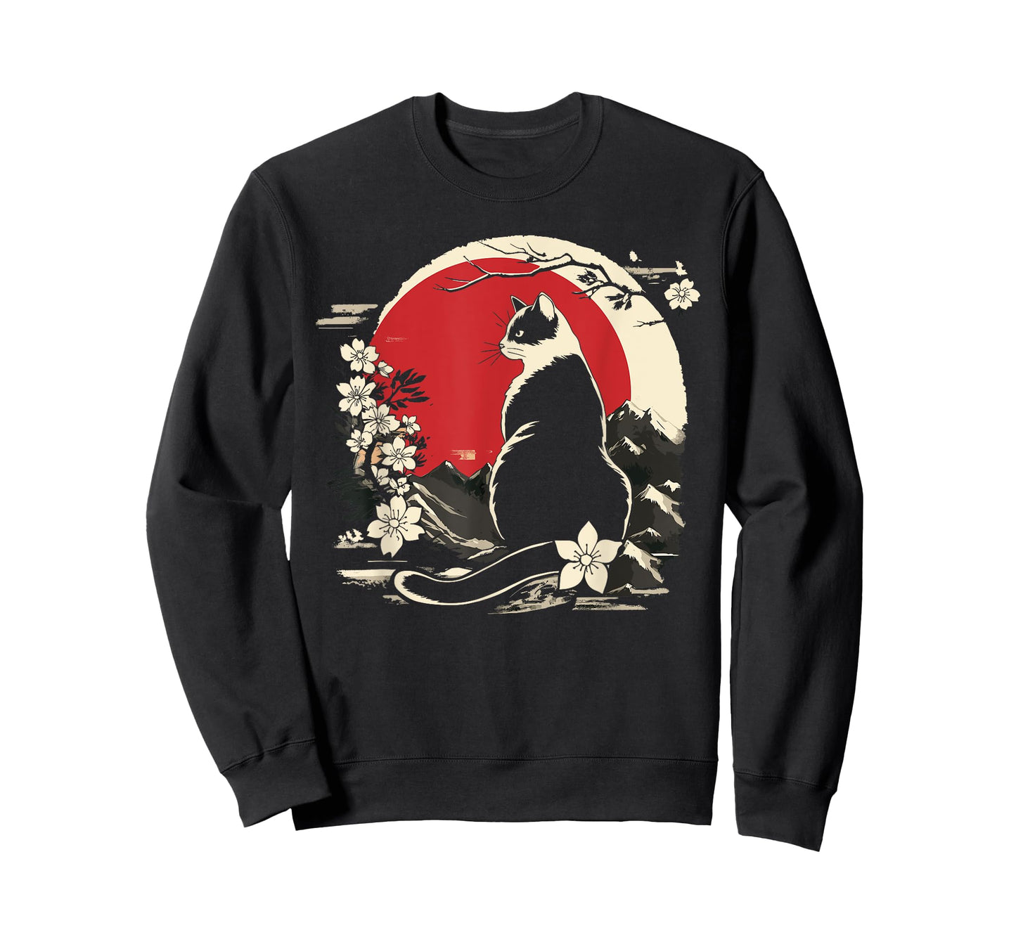 Kawaii Cat Anime Japanese Retro Men Women Kids Funny Cat T-Shirt