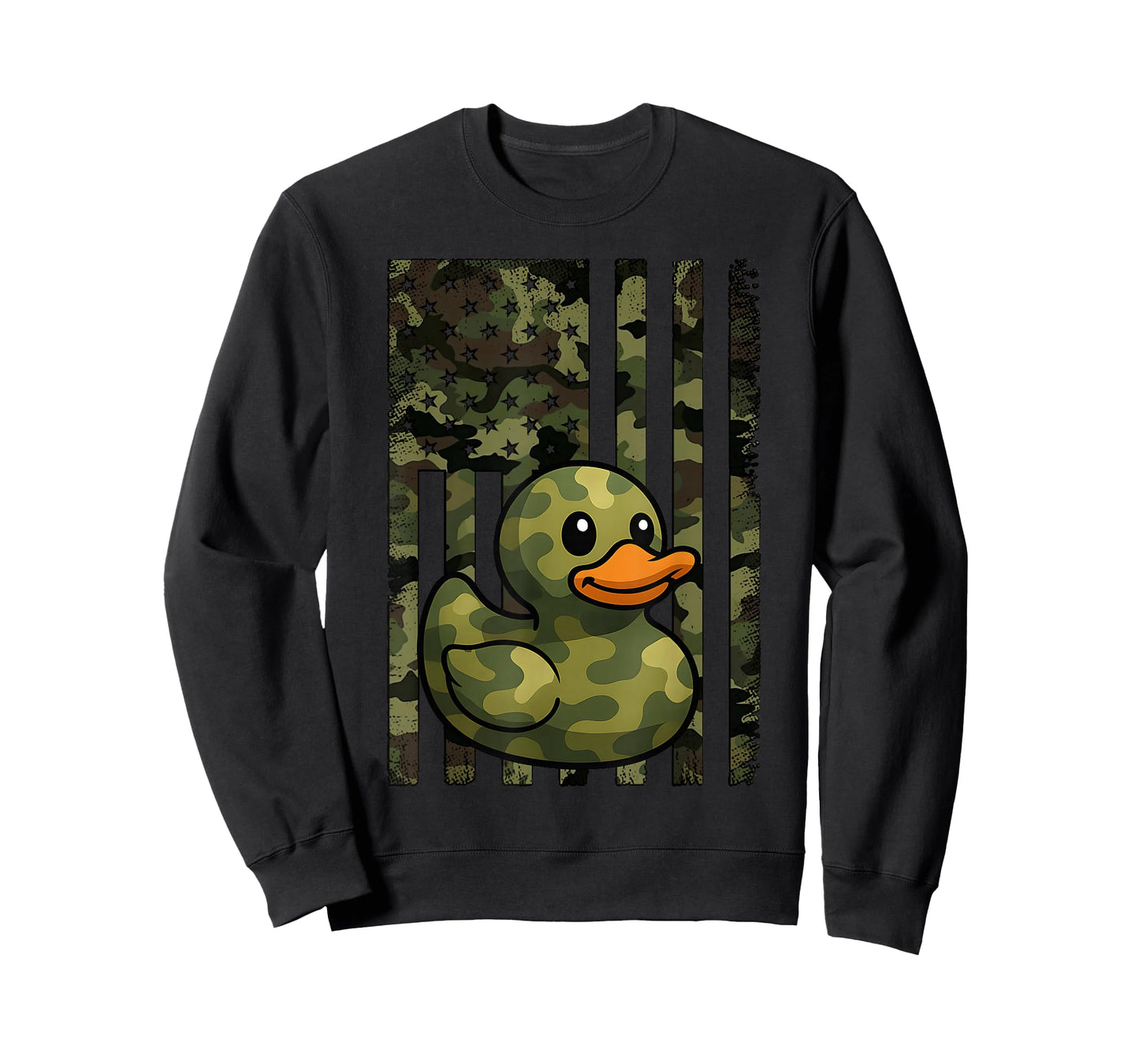 Camo Rubber Duckie American Flag Camouflage Rubber Ducky T-Shirt