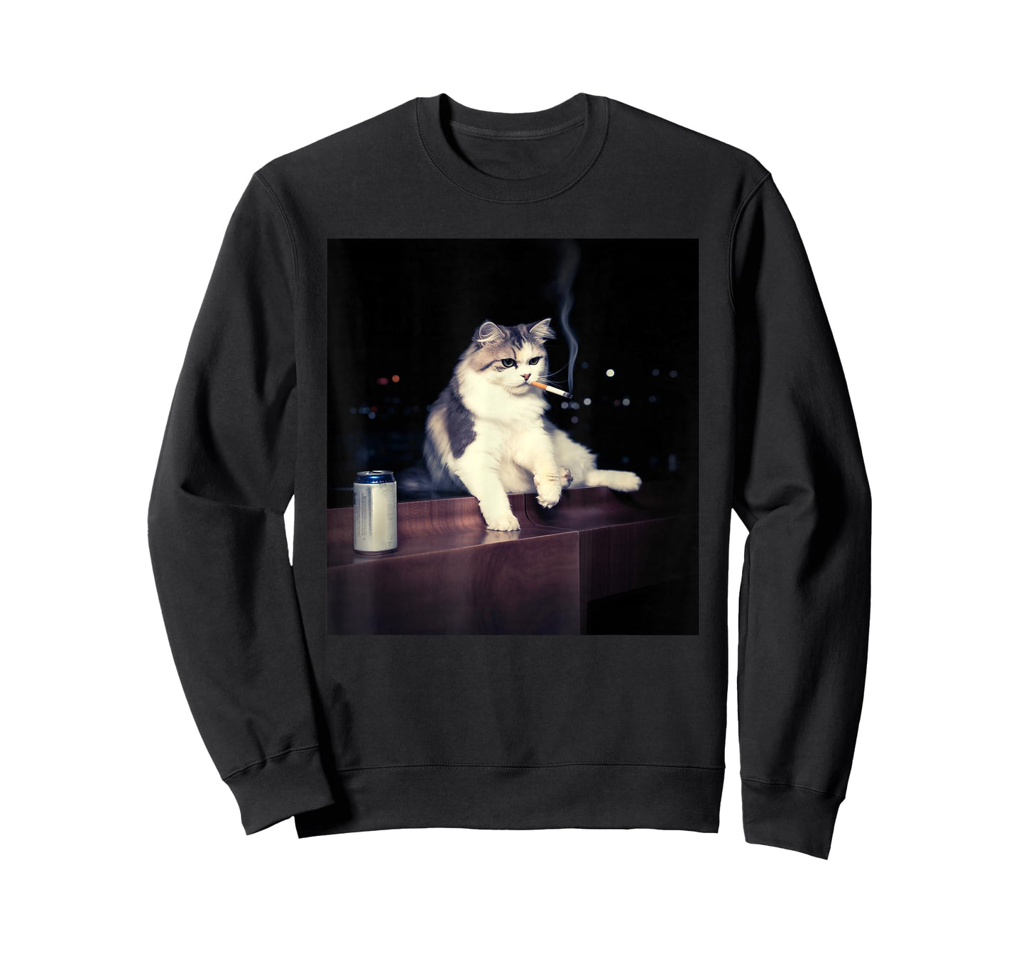 Cool Cat Fun Night Cat Lovers Humor T-Shirt