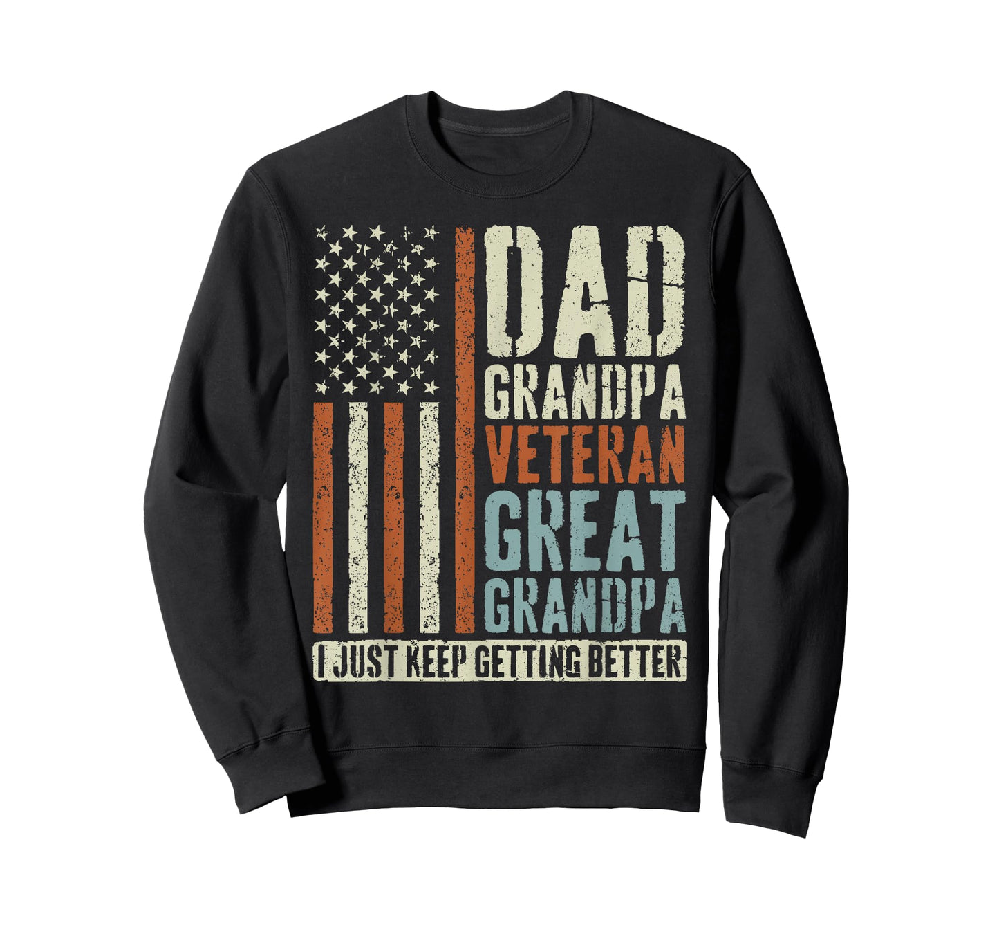 Dad Grandpa Veteran Great Grandpa T-Shirt