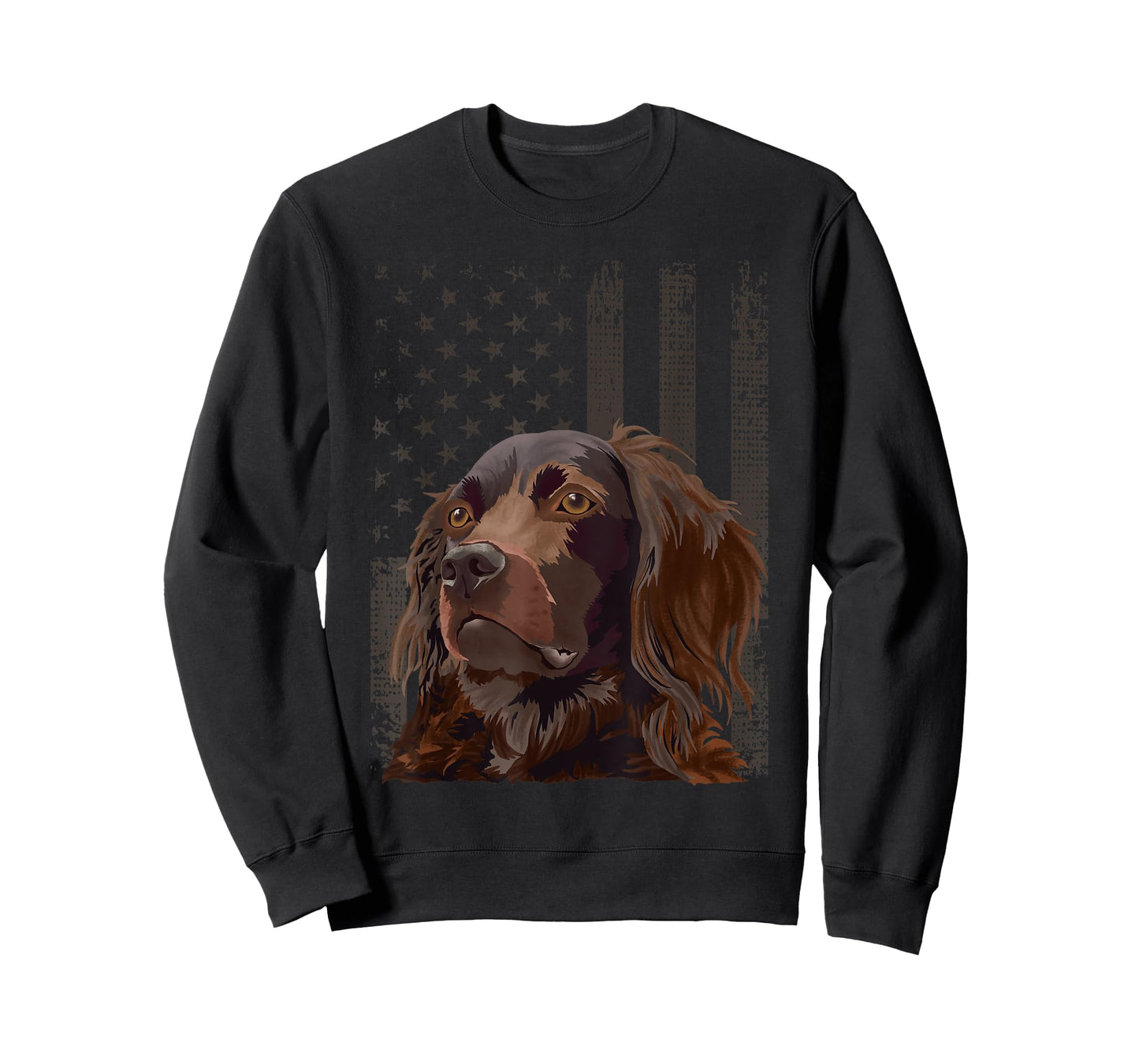 American Flag Boykin Spaniel 4th Of July T-Shirt